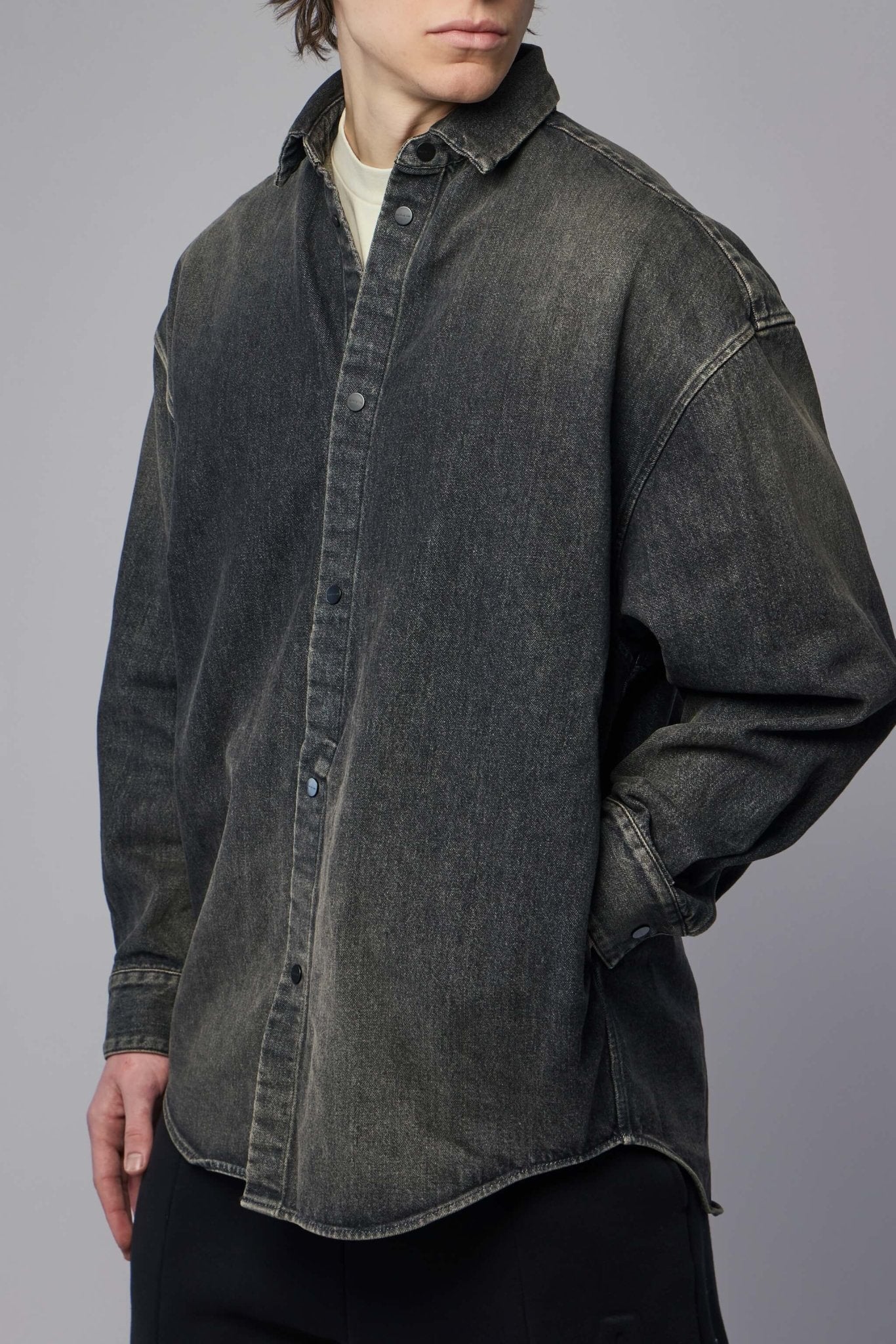 Fear of God - Snap Front Denim Overshirt Worn - LABELS