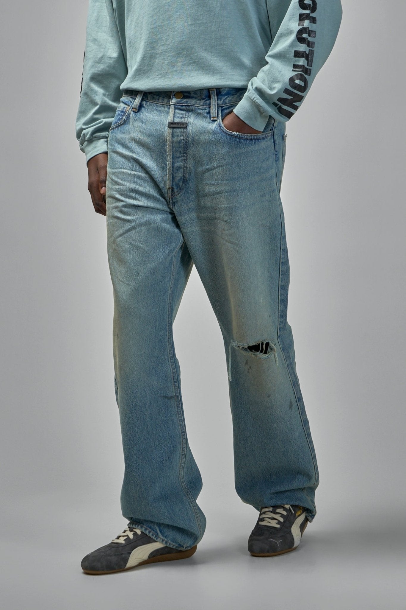 Fear of God - Straight 5 Pocket Jean - LABELS