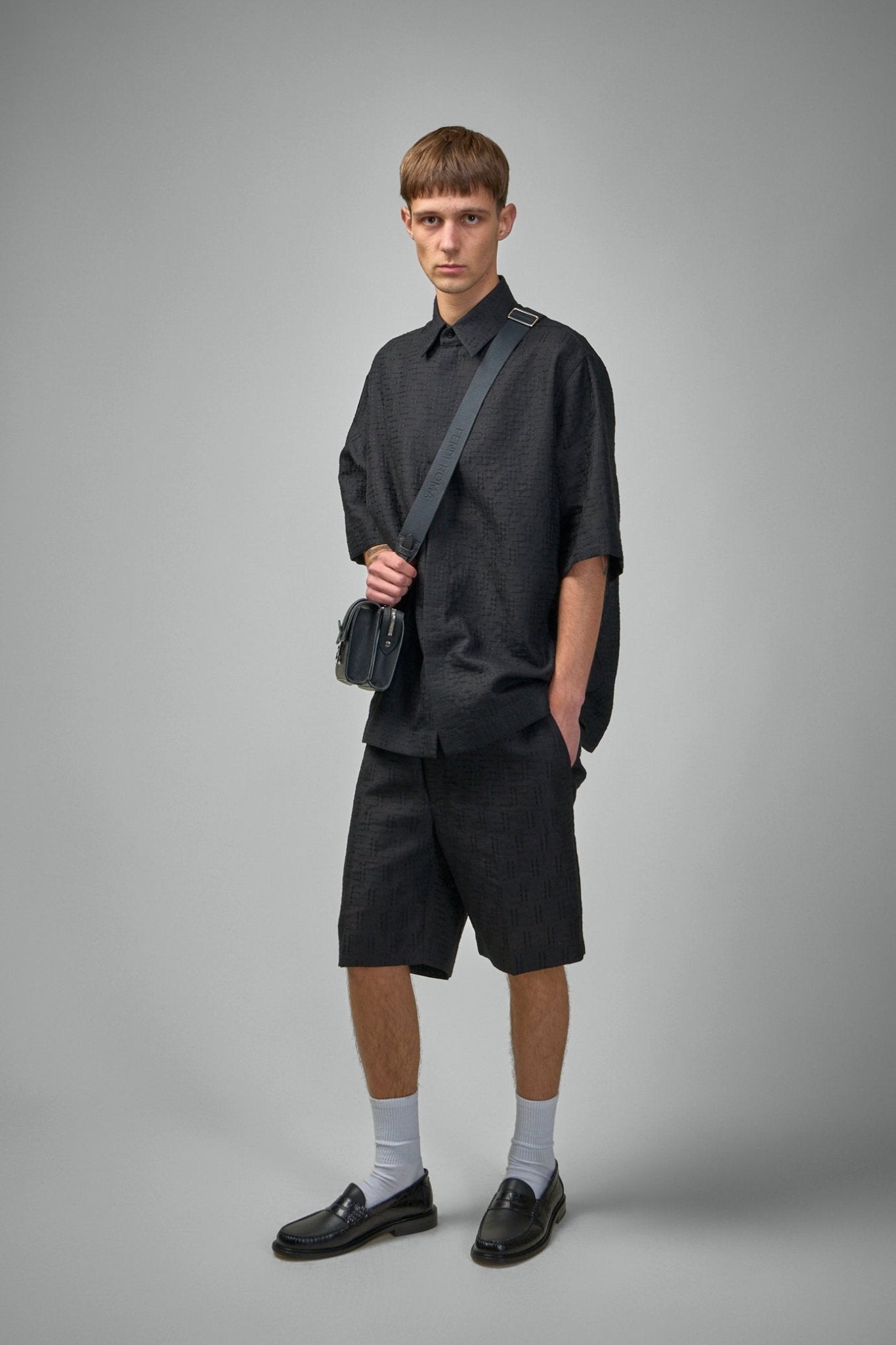 Fendi Shirts - FF Jacquard Relaxed Fit – LABELS