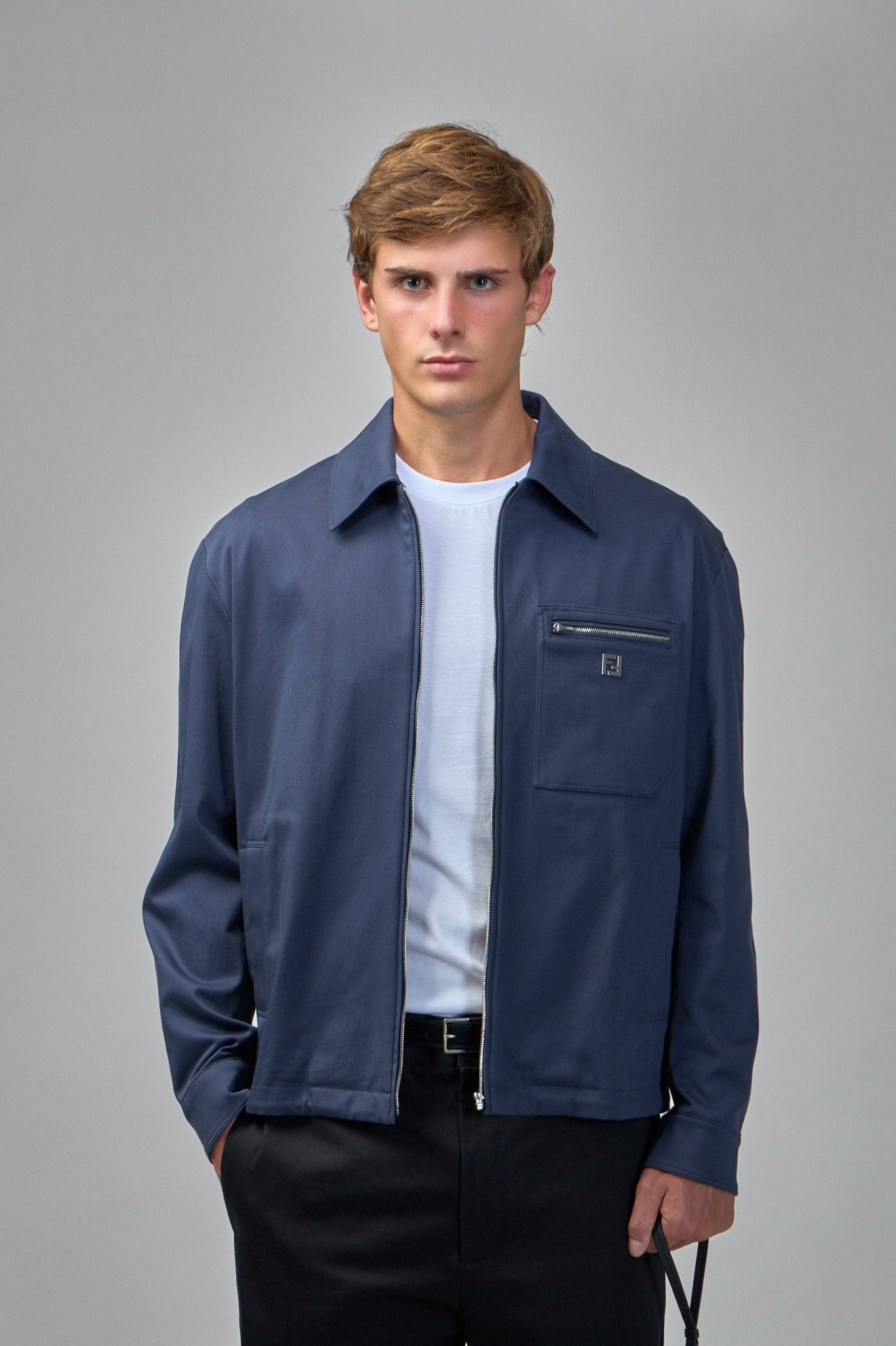 Fendi - Jacket with Logo - Shaped Appliqué - LABELS