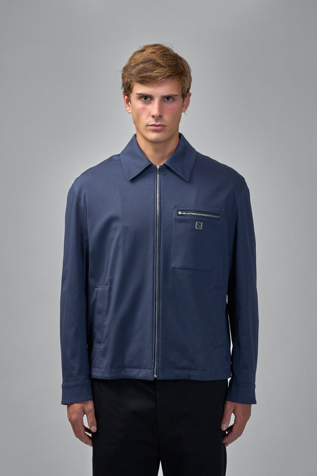 Fendi - Jacket with Logo - Shaped Appliqué - LABELS