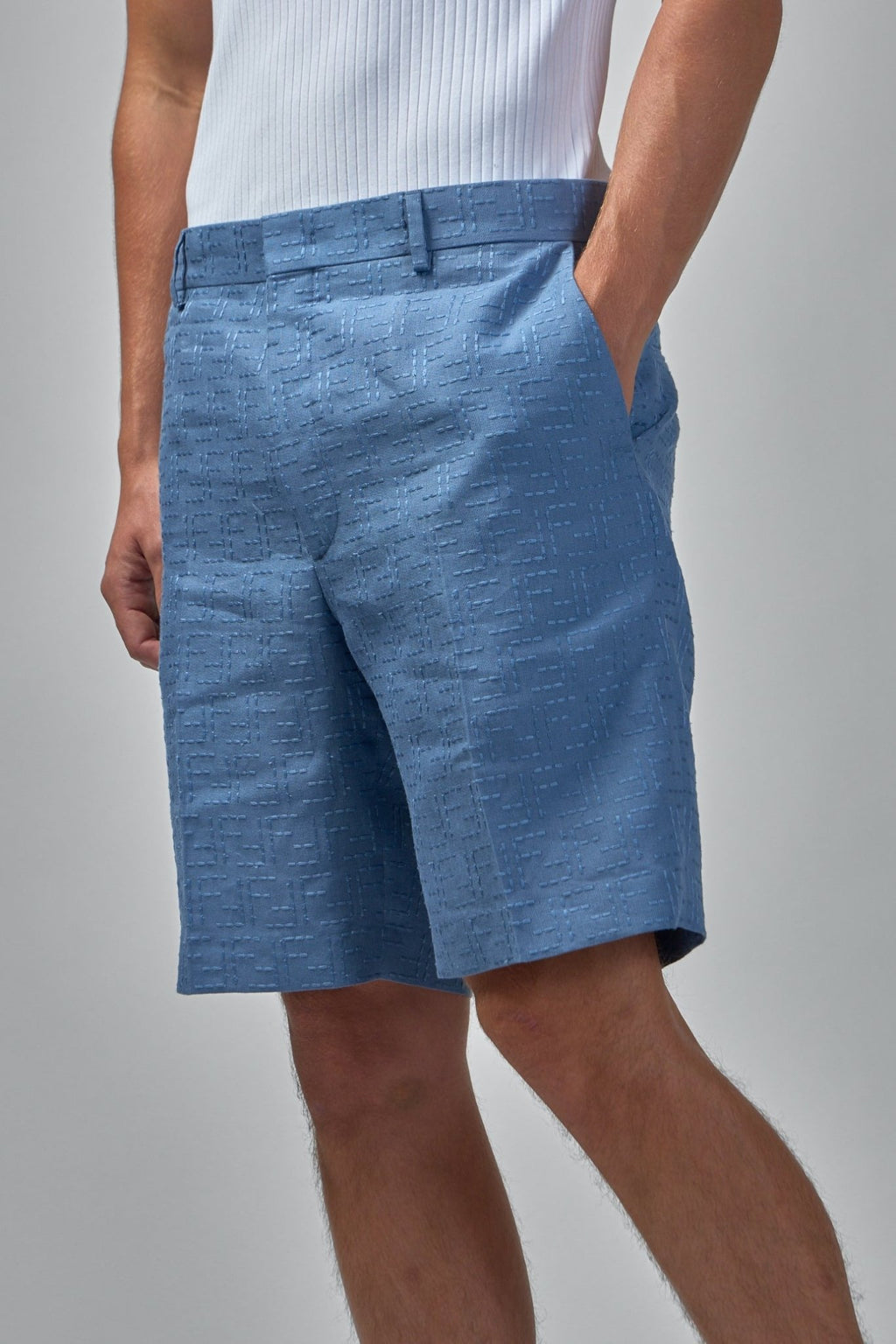 Fendi - Jacquard FF Bermuda Shorts - LABELS