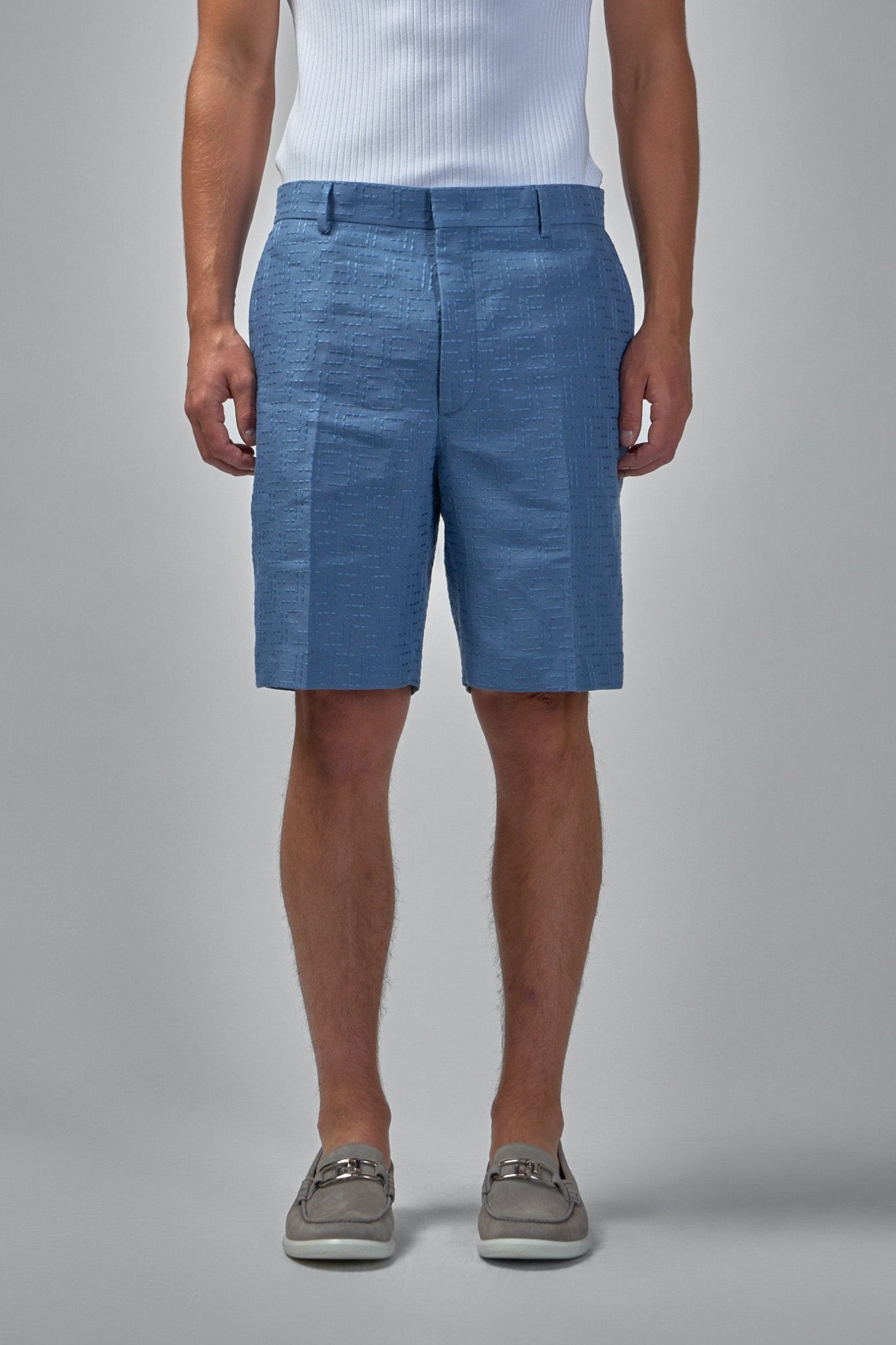 Fendi - Jacquard FF Bermuda Shorts - LABELS