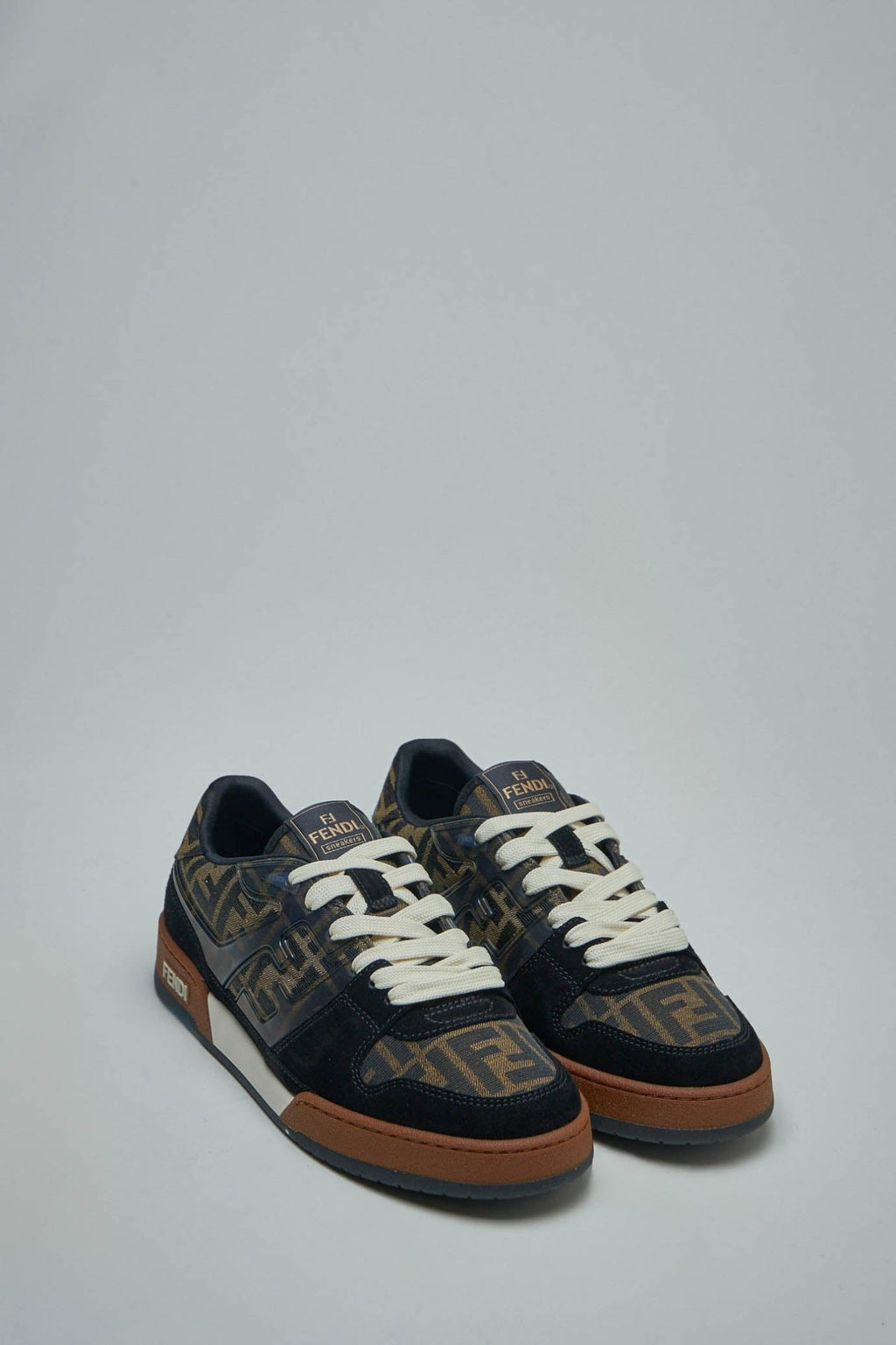 Fendi - Match FF Jacquard Low - Top Sneakers - LABELS