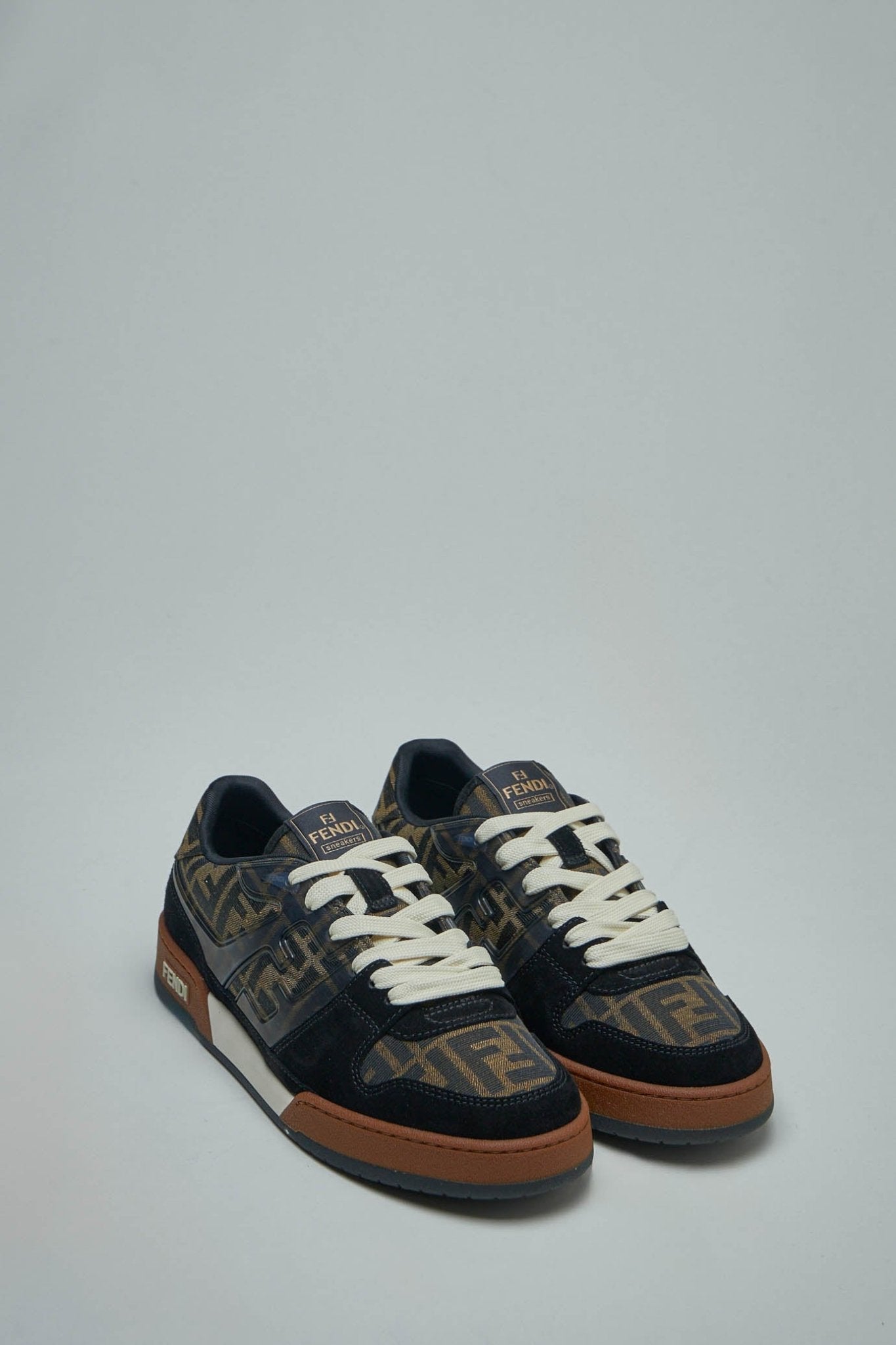 Fendi - Match FF Jacquard Low - Top Sneakers - LABELS