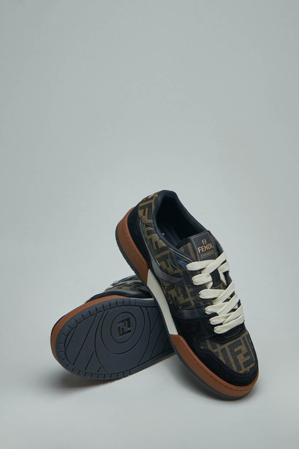 Fendi - Match FF Jacquard Low - Top Sneakers - LABELS