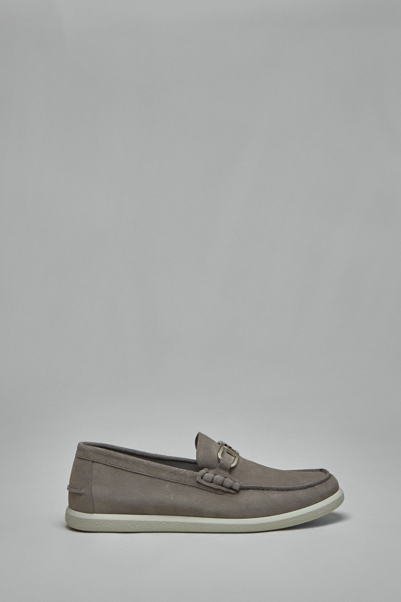 Fendi O\'Lock Loafers Suede Beige Leather Shoes Size 10 US New Fendi O main image 3