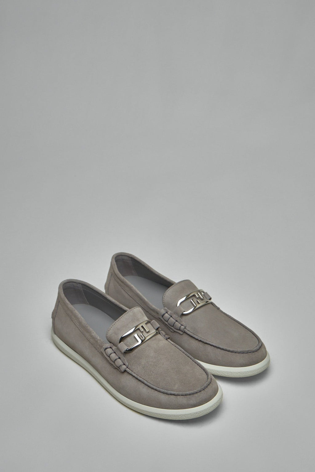 Fendi - O'Lock Suede Loafers - LABELS