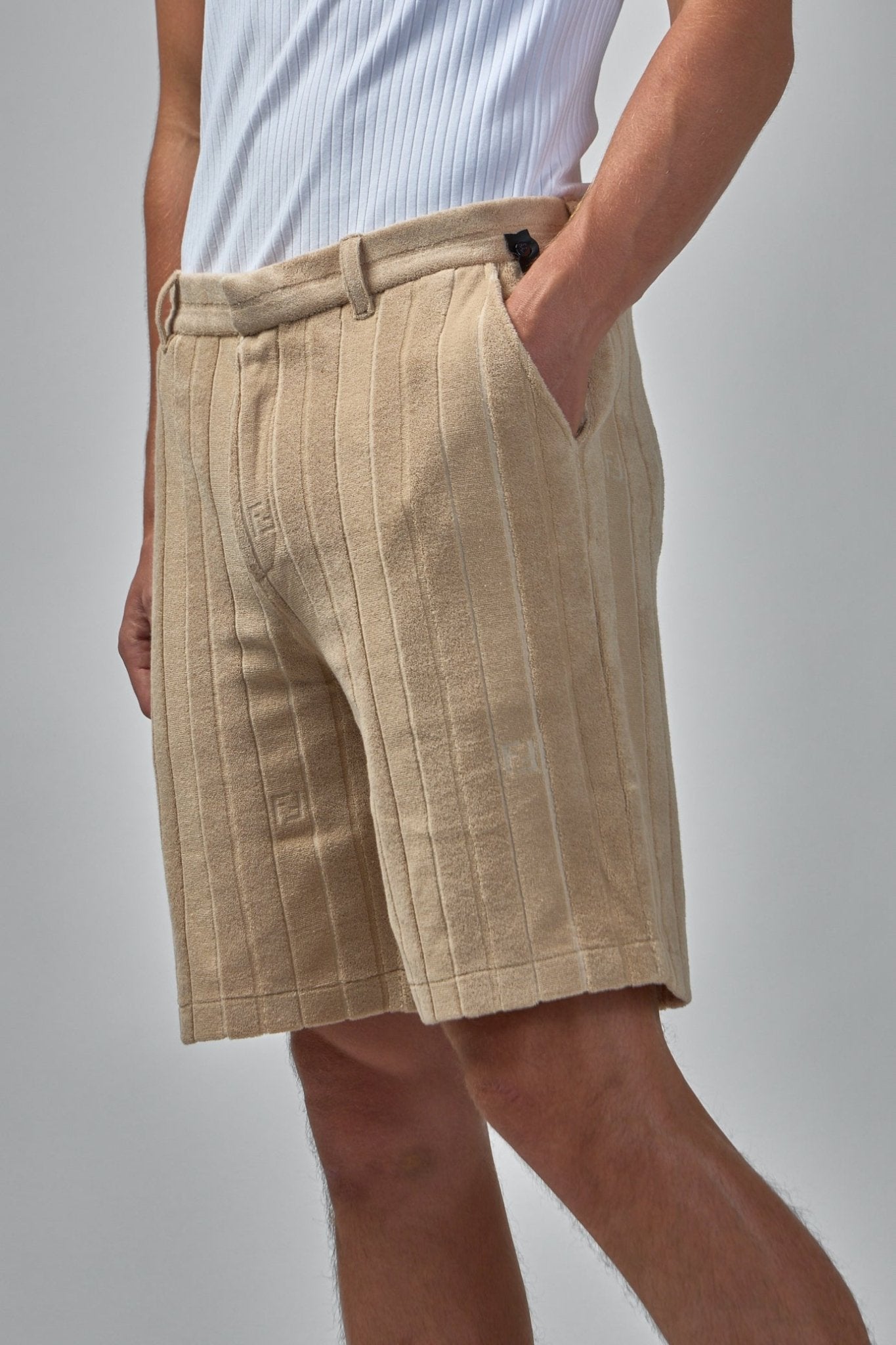 Fendi - Short Trousers Woven Fabric Savana - LABELS