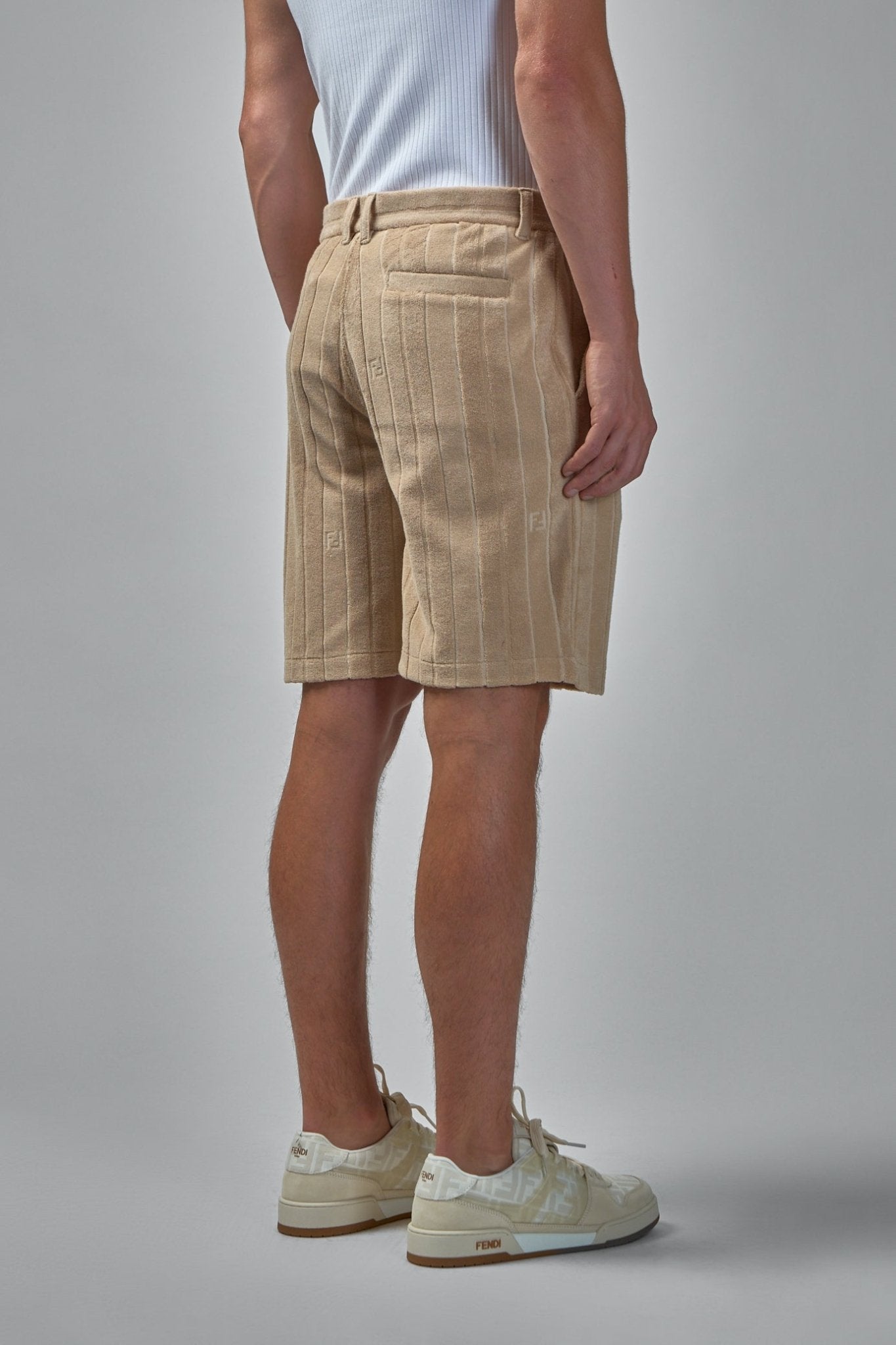 Fendi - Short Trousers Woven Fabric Savana - LABELS