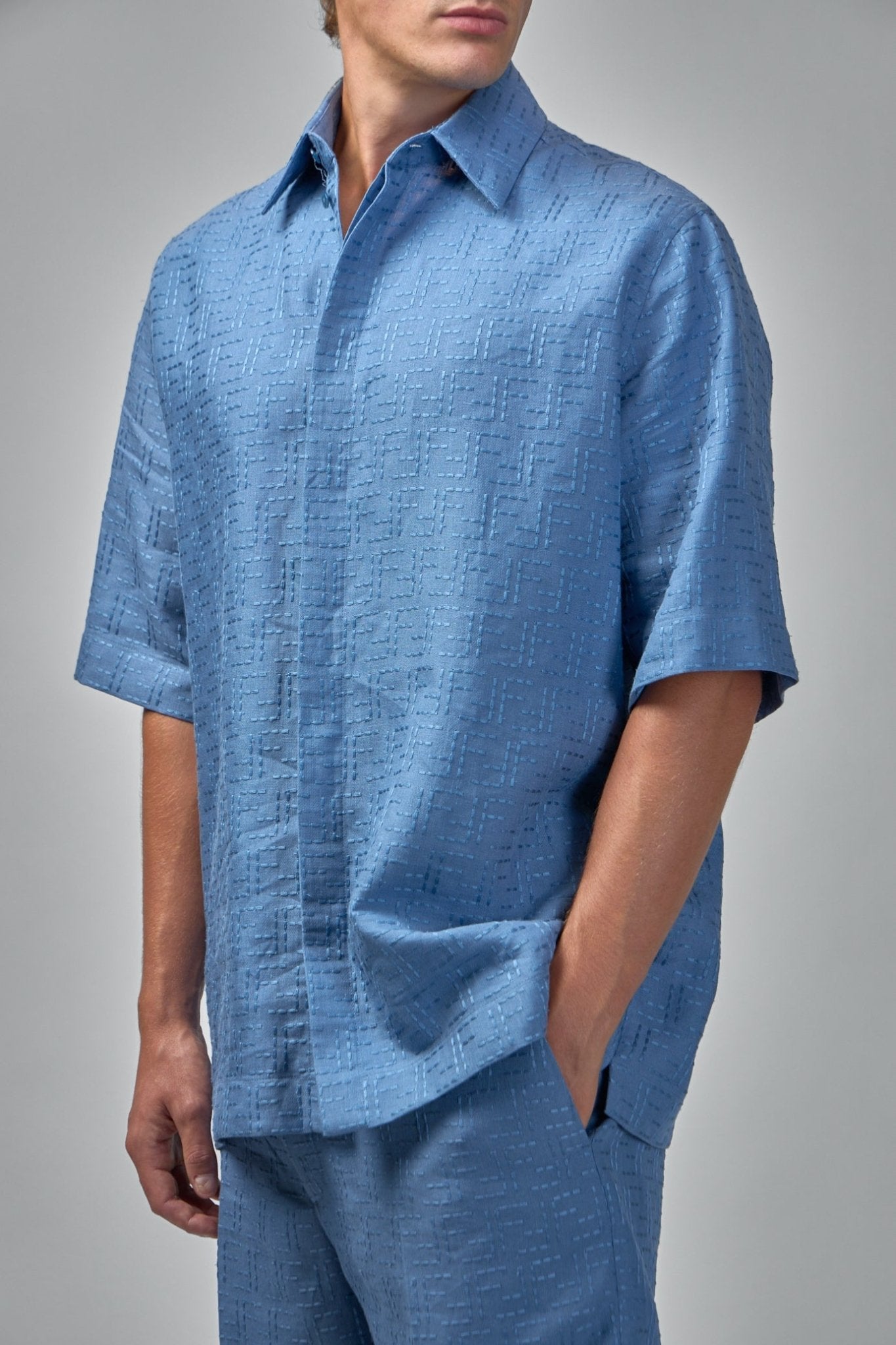 Fendi - Textured Finish Shirt - LABELS