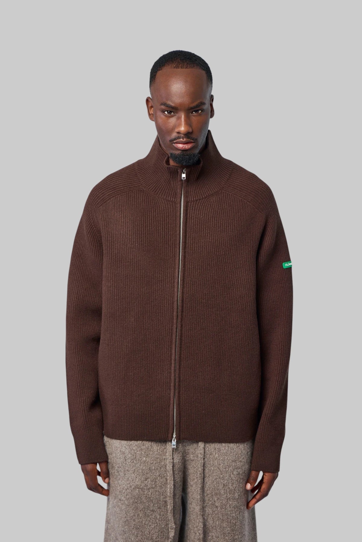 FLÂNEUR - Badge Knit Cardigan - LABELS