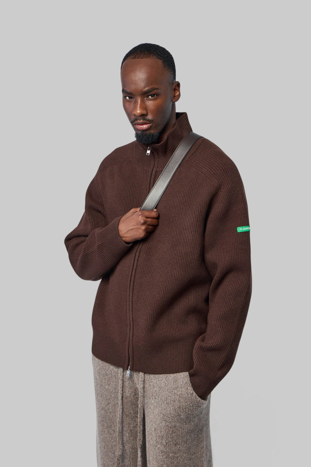 FLÂNEUR - Badge Knit Cardigan - LABELS