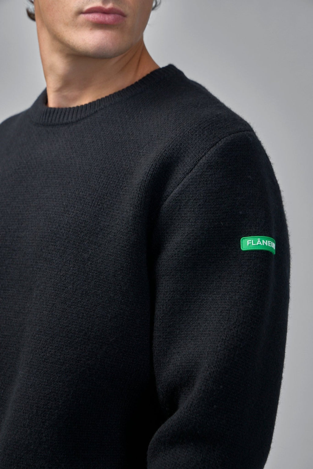 FLÂNEUR - Badge Knit Sweater - LABELS