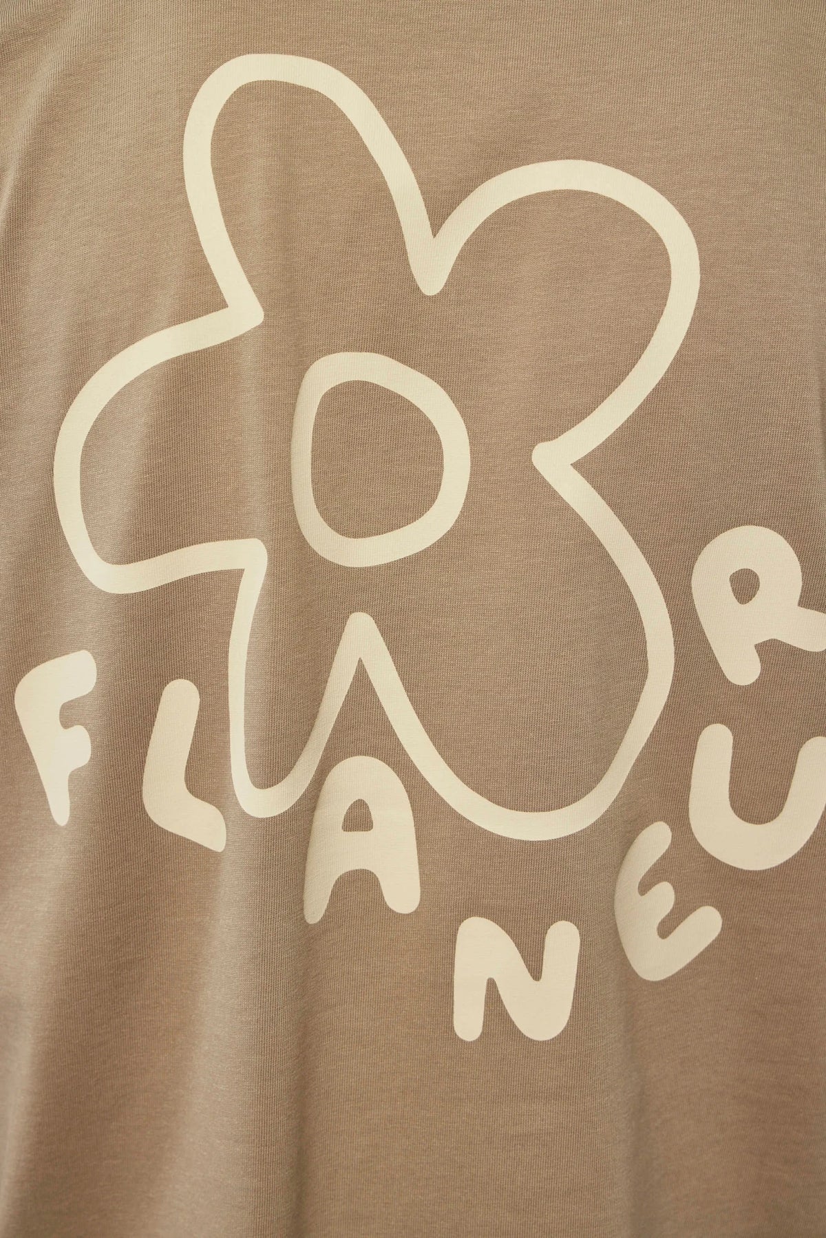 Full outfit view featuring FLÂNEUR Blossom T-shirt