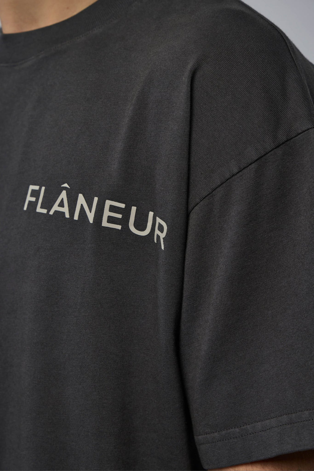 FLÂNEUR - Double Logo T-shirt Washed - LABELS
