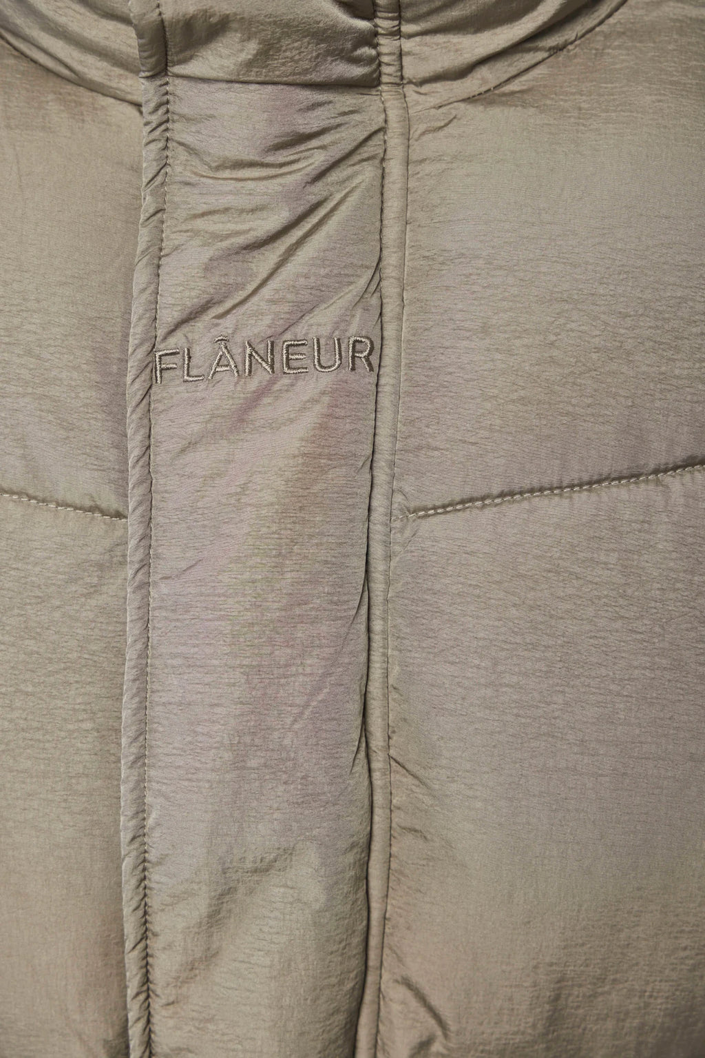 FLÂNEUR - Embroidered Puffer Jacket - LABELS