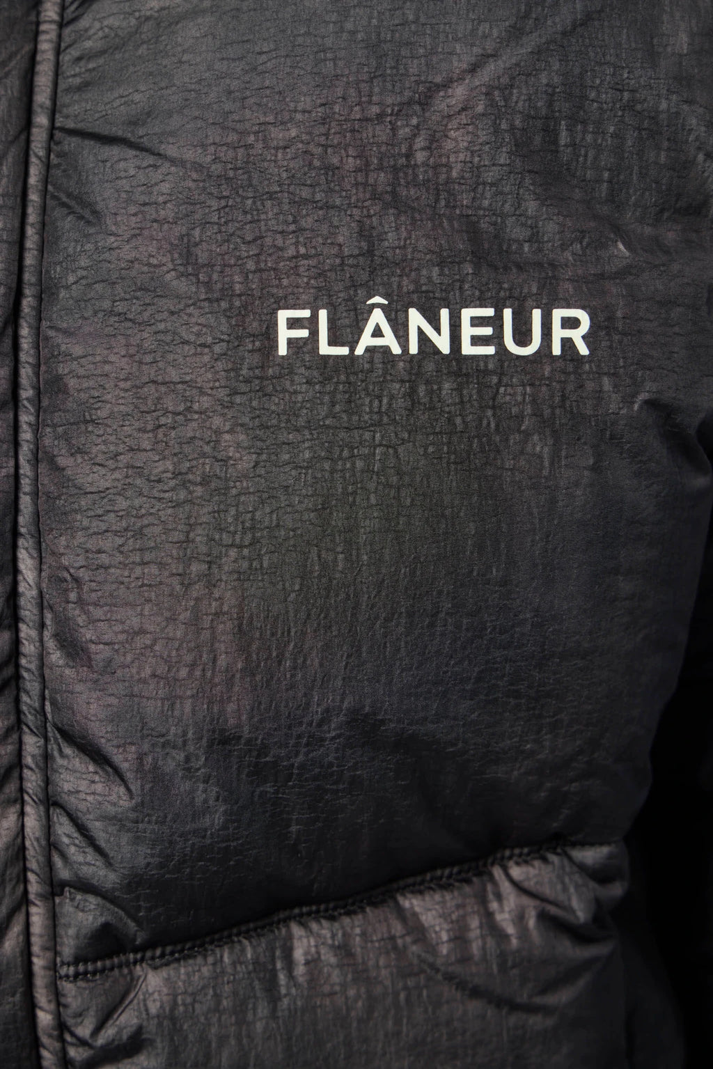 FLÂNEUR - Logo Puffer Jacket - LABELS