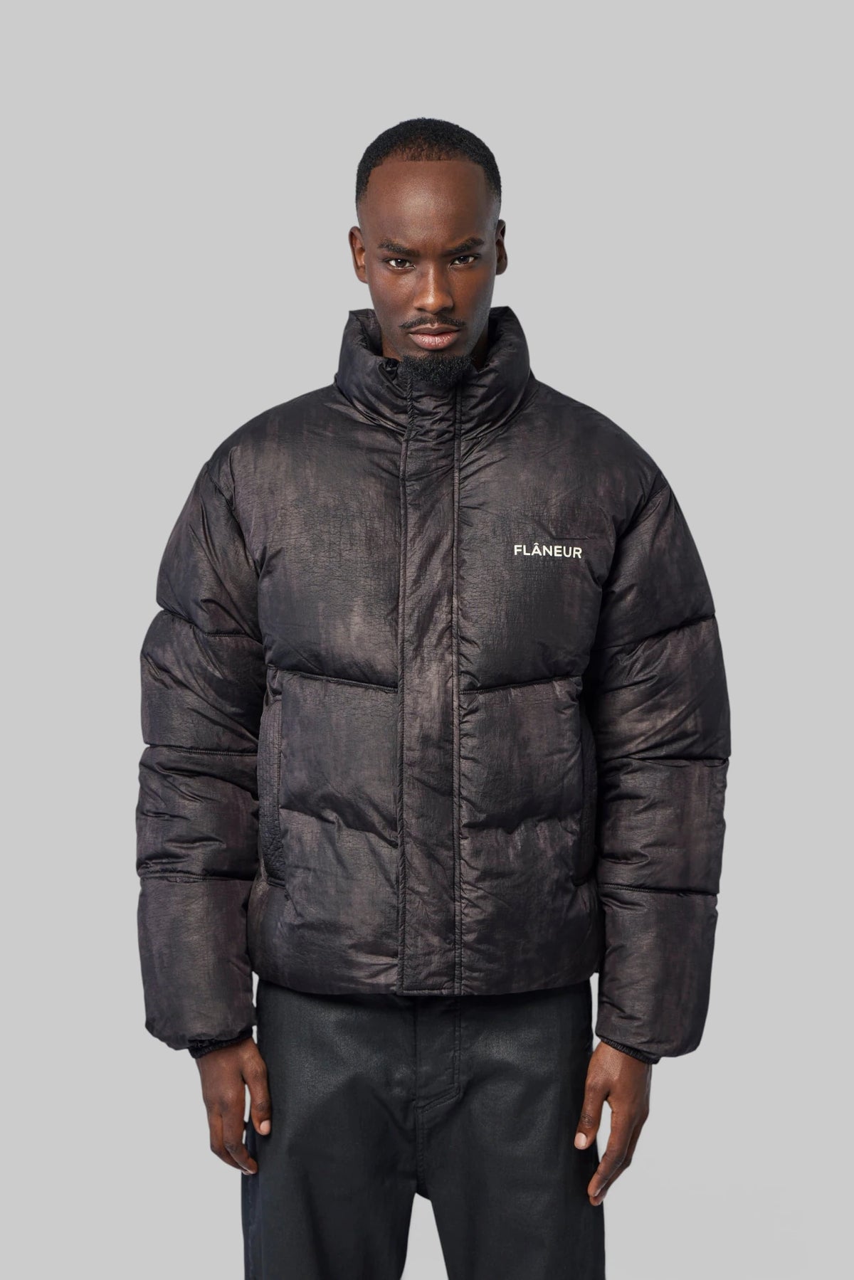 FLÂNEUR - Logo Puffer Jacket - LABELS
