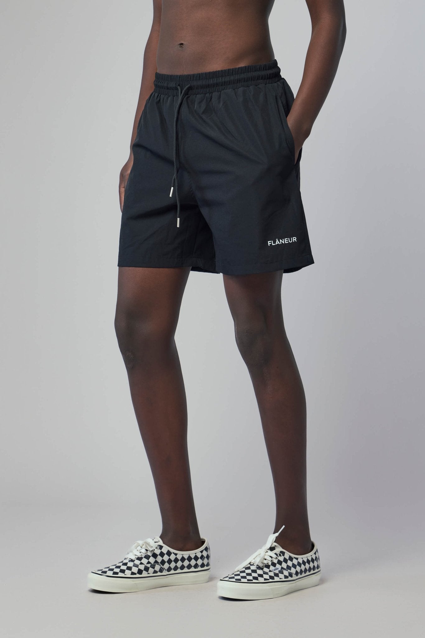 FLÂNEUR - Logo Swim Shorts - LABELS