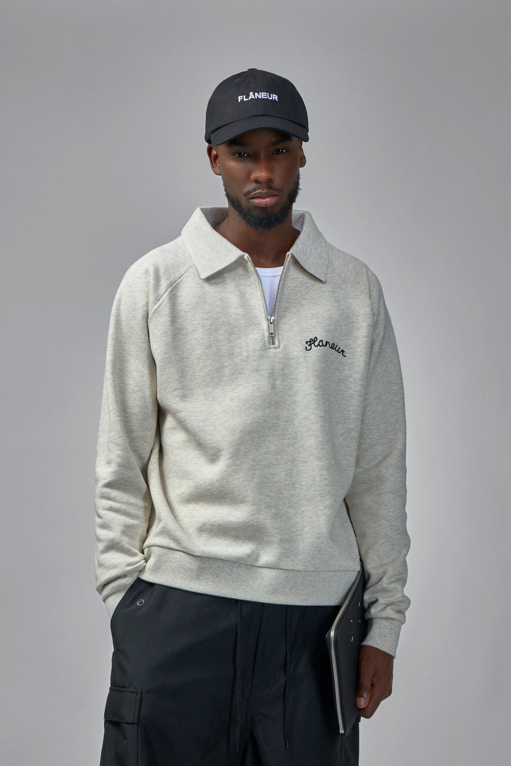 FLÂNEUR - Signature Raglan Half Zip - LABELS