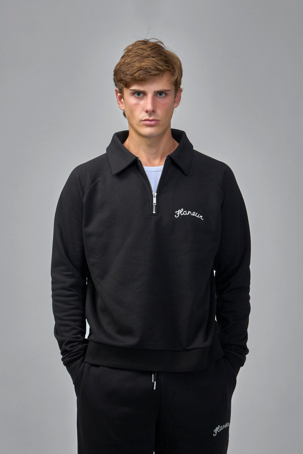 FLÂNEUR - Signature Raglan Half Zip - LABELS