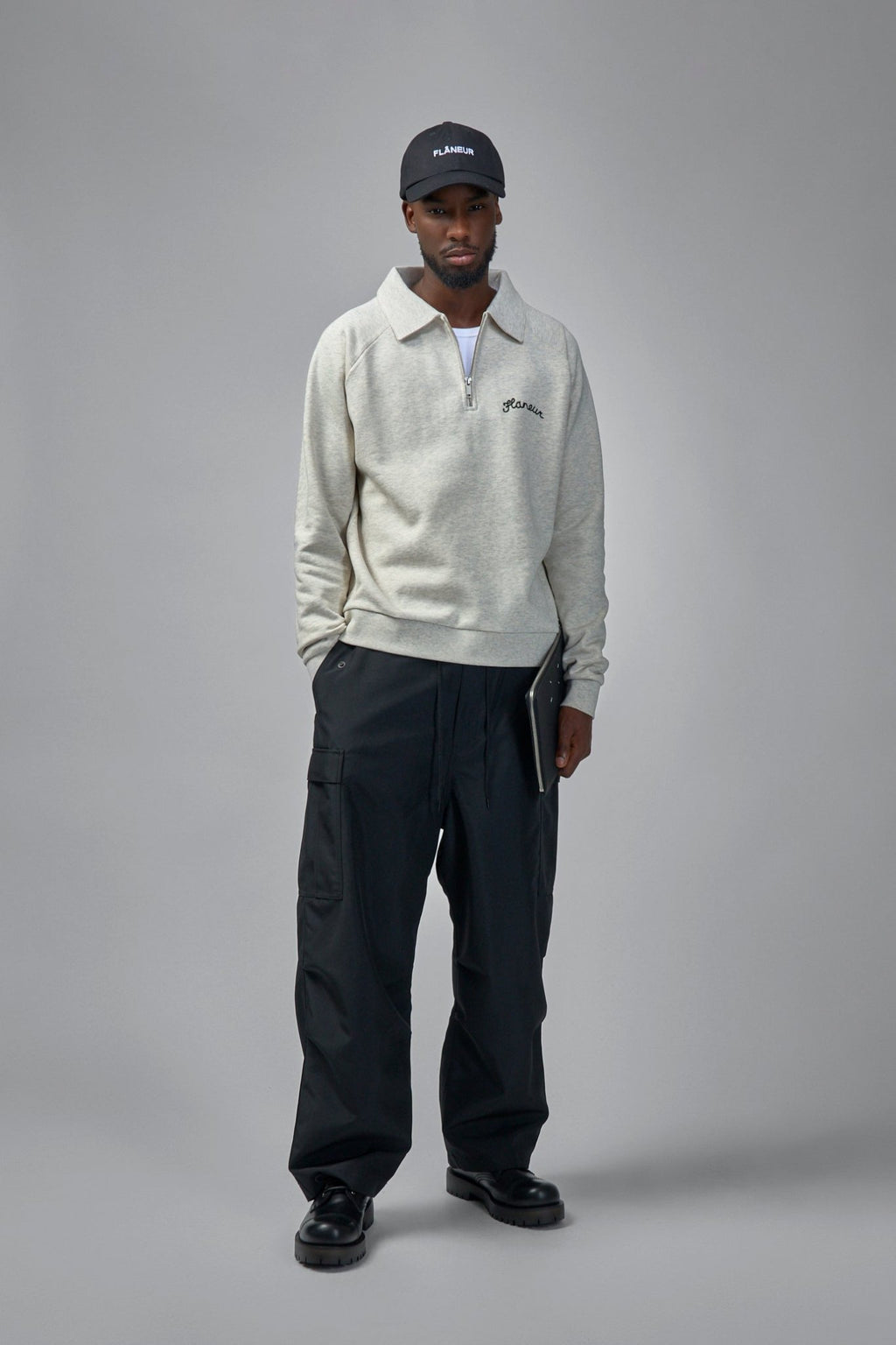 FLÂNEUR - Signature Raglan Half Zip - LABELS