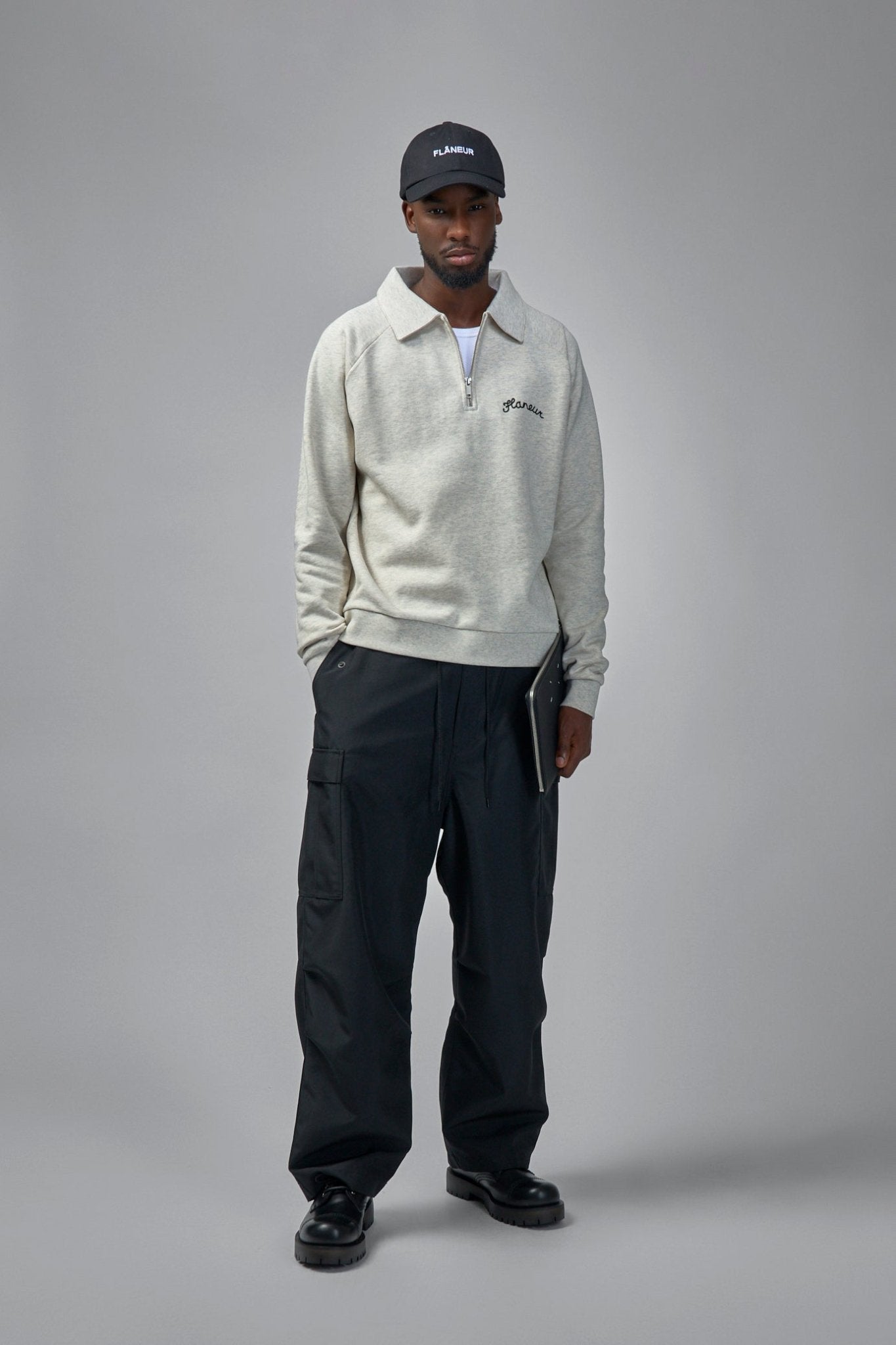 FLÂNEUR - Signature Raglan Half Zip - LABELS