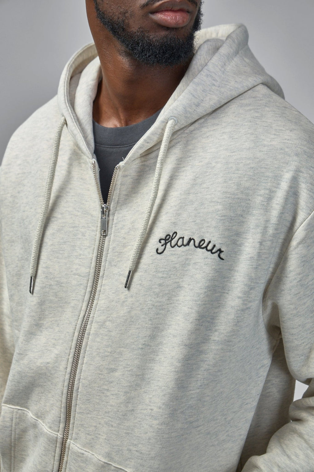 FLÂNEUR - Signature Zip - Up Hoodie - LABELS