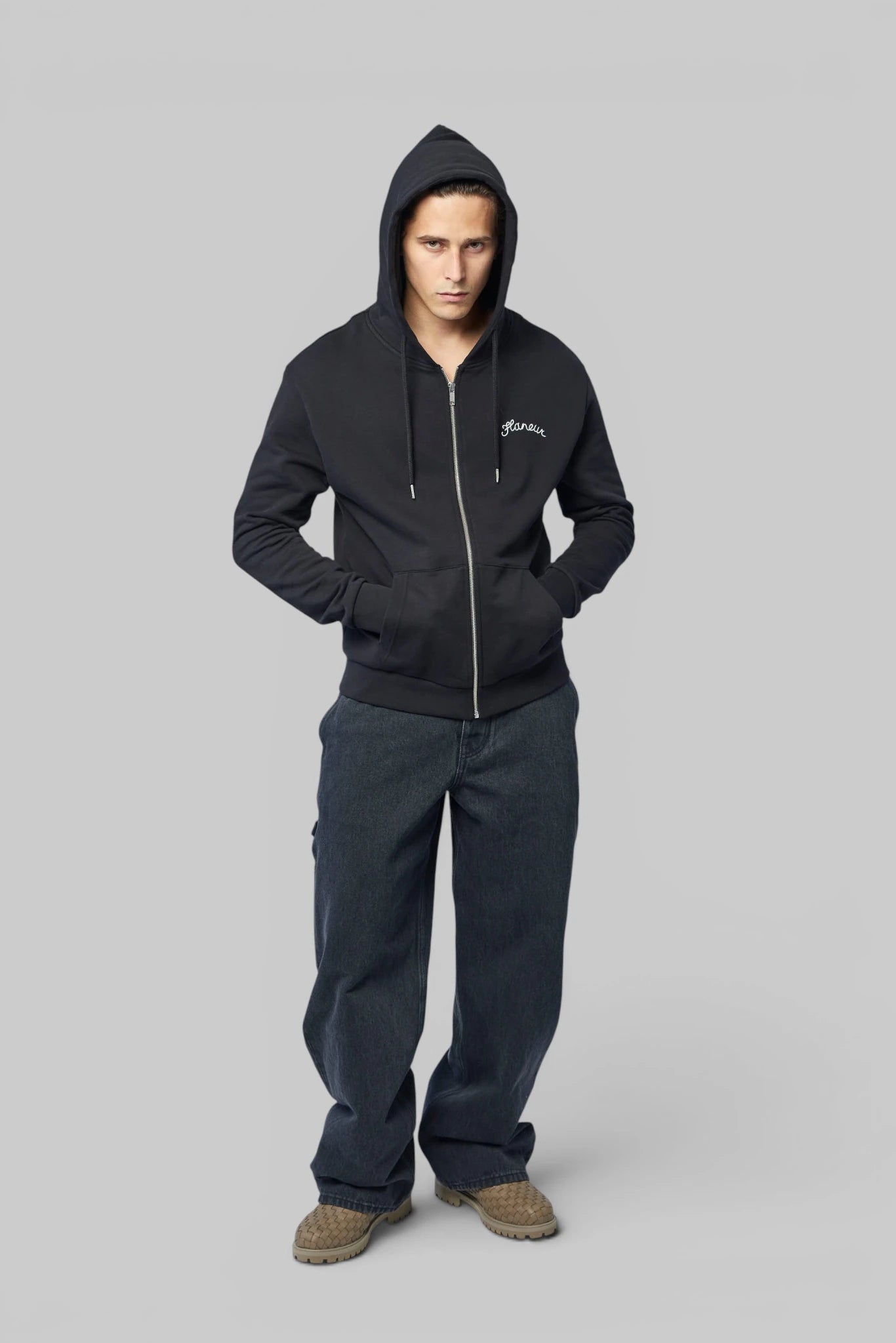 FLÂNEUR - Signature Zip-up Hoodie - LABELS