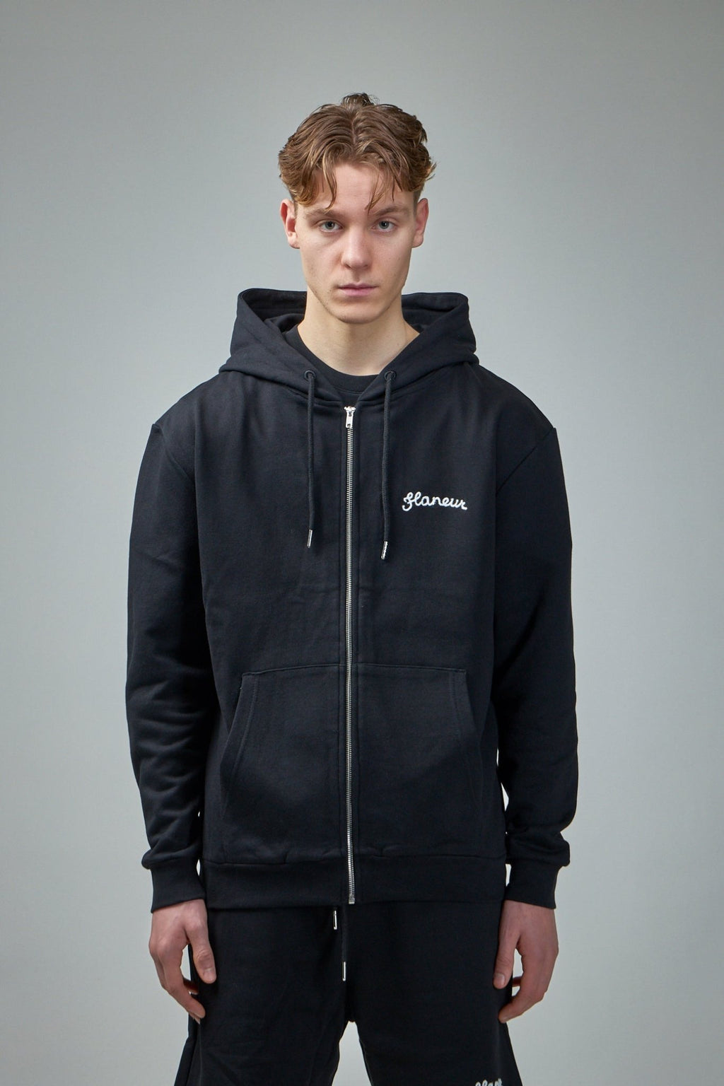 FLÂNEUR - Signature Zip - Up Hoodie - LABELS