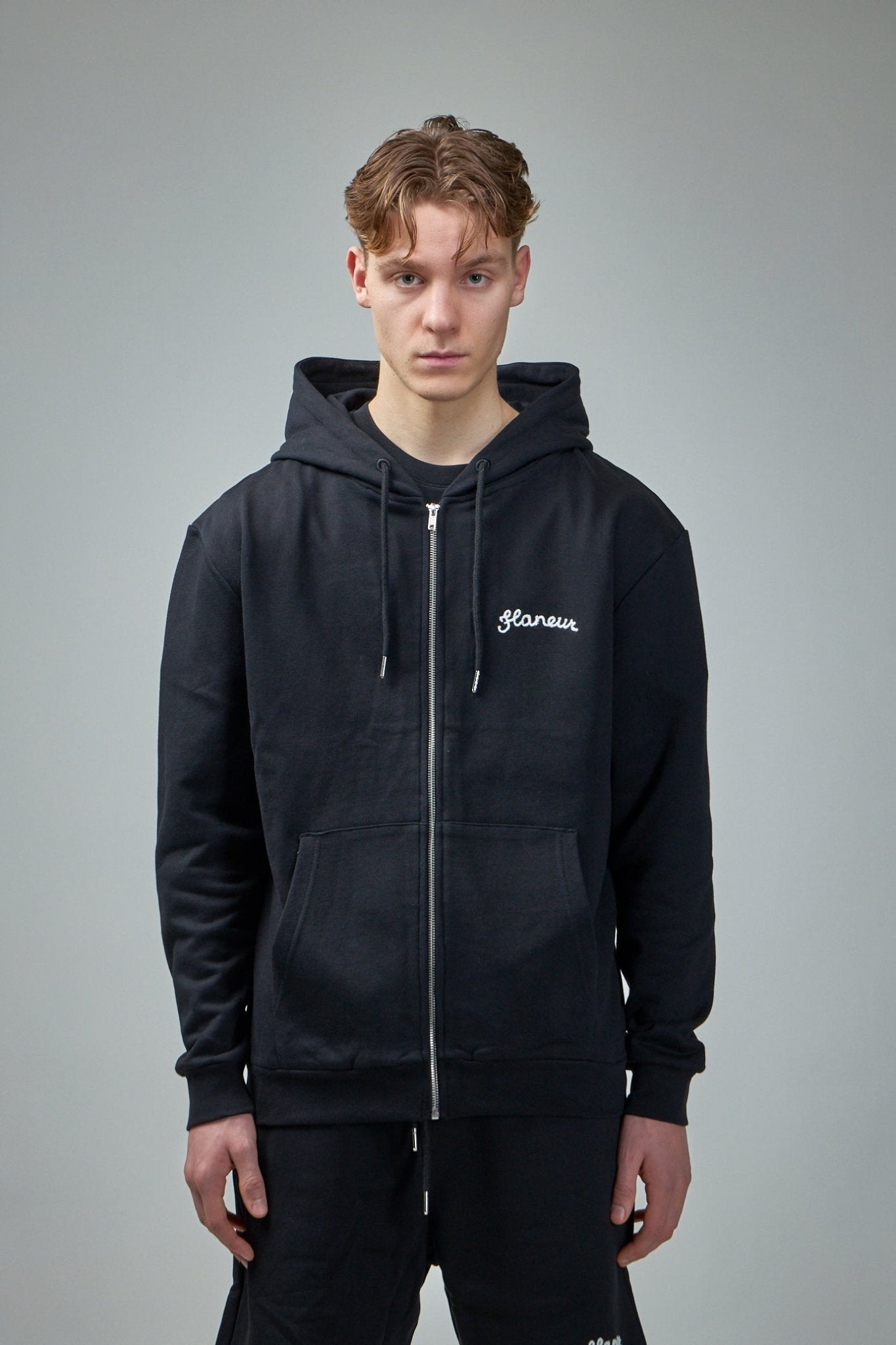 FLÂNEUR - Signature Zip - Up Hoodie - LABELS