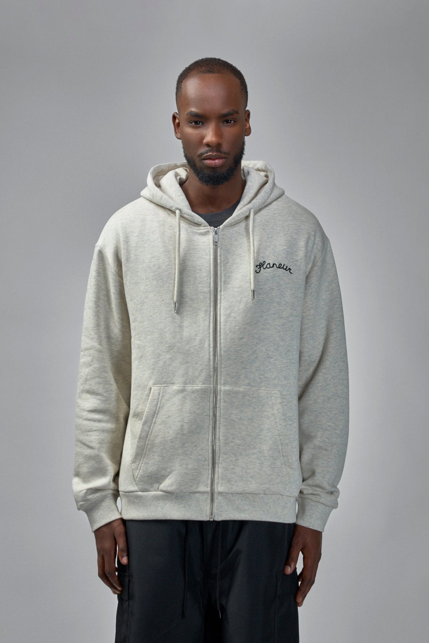 FLÂNEUR - Signature Zip - Up Hoodie - LABELS