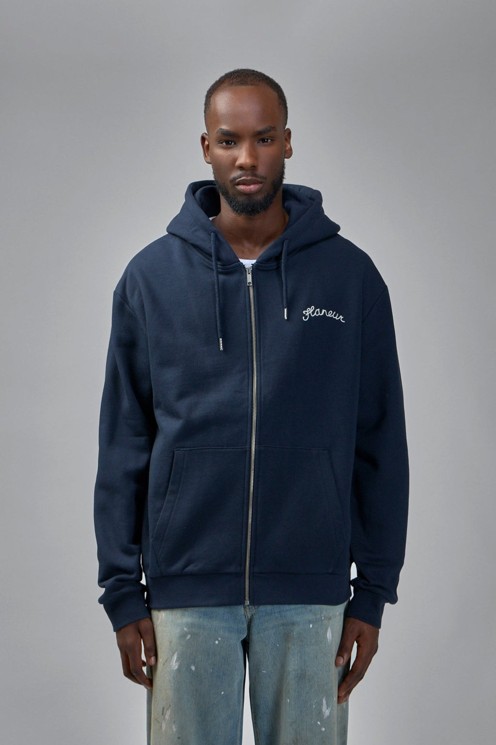 FLÂNEUR - Signature Zip - Up Hoodie - LABELS