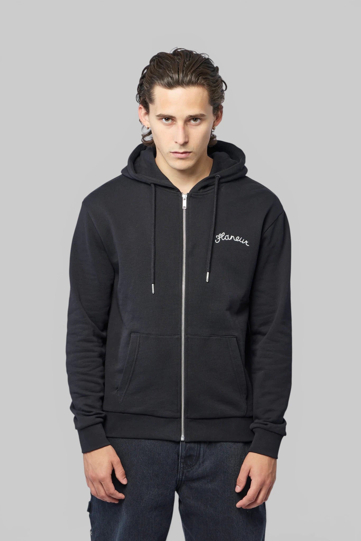 FLÂNEUR - Signature Zip-up Hoodie - LABELS