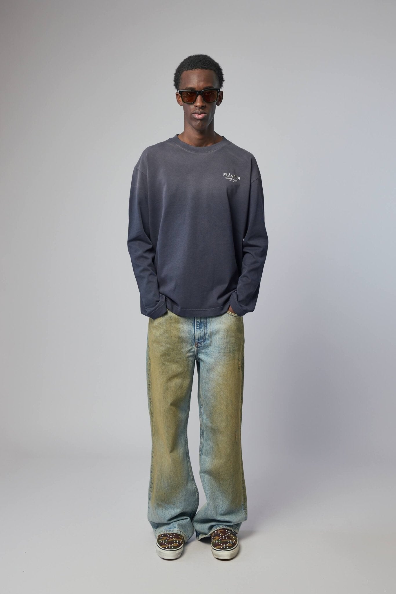 FLÂNEUR - Sound & Design Long Sleeve Washed - LABELS