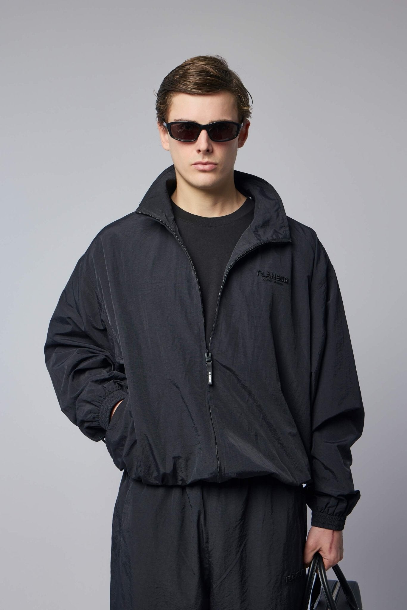 FLÂNEUR - Sound & Design Oversized Track Jacket - LABELS