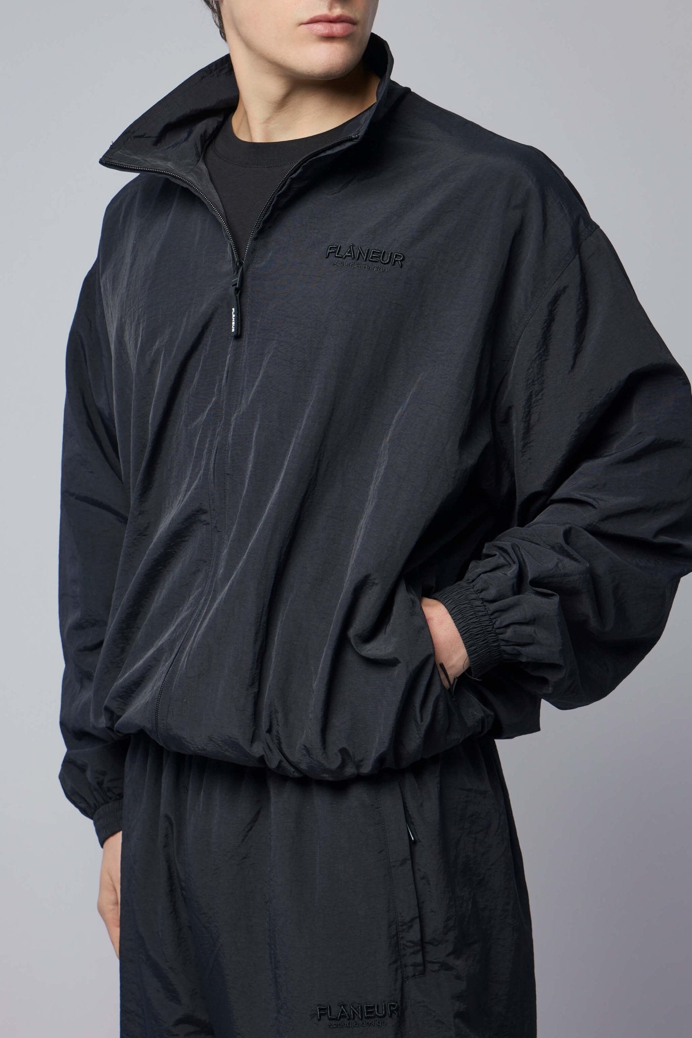 FLÂNEUR - Sound & Design Oversized Track Jacket - LABELS