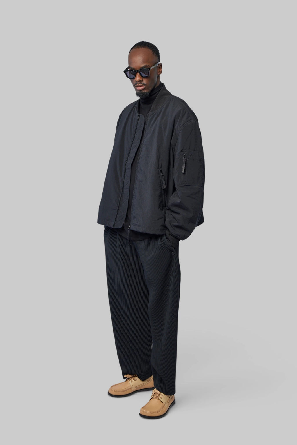 FREI-MUT - Bomber Jacket In Nylon - LABELS