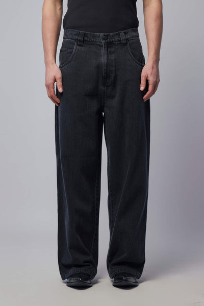 Jeans In Blue Selvage Denim Straight Leg