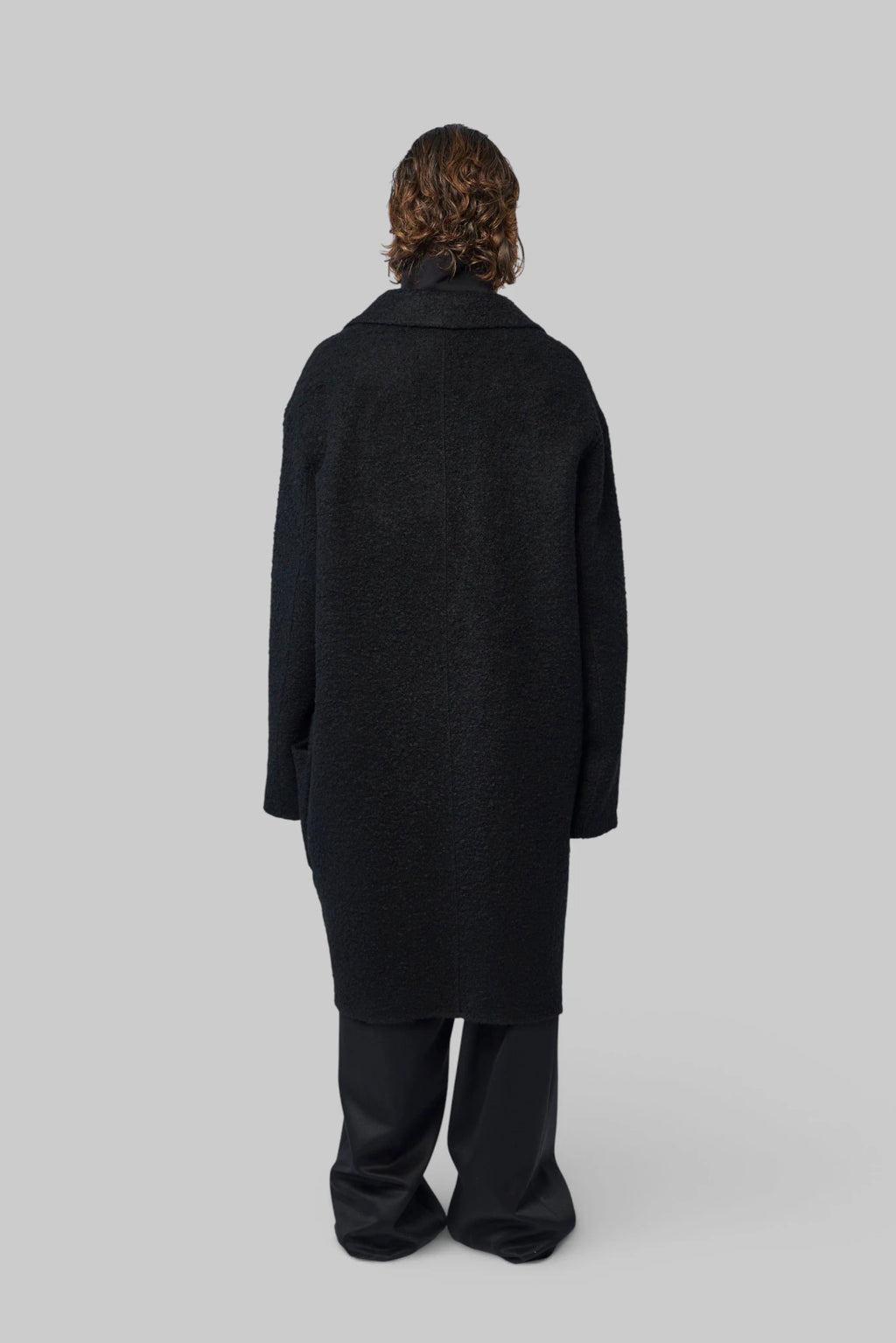 FREI-MUT - Kneelength Coat with Lapal Collar - LABELS