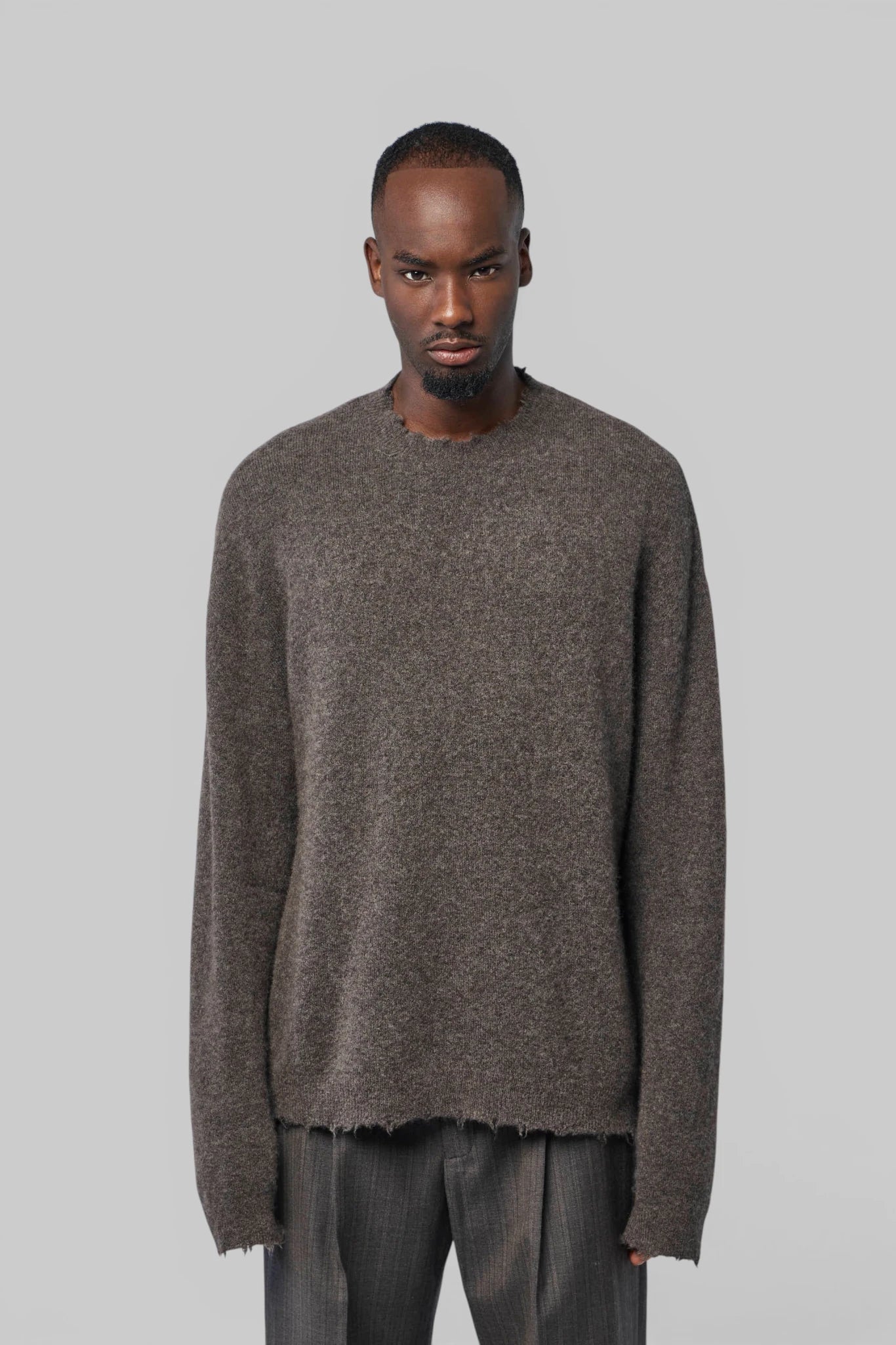 FREI-MUT - Round Neck, Boxy Fit In Lamawool - LABELS