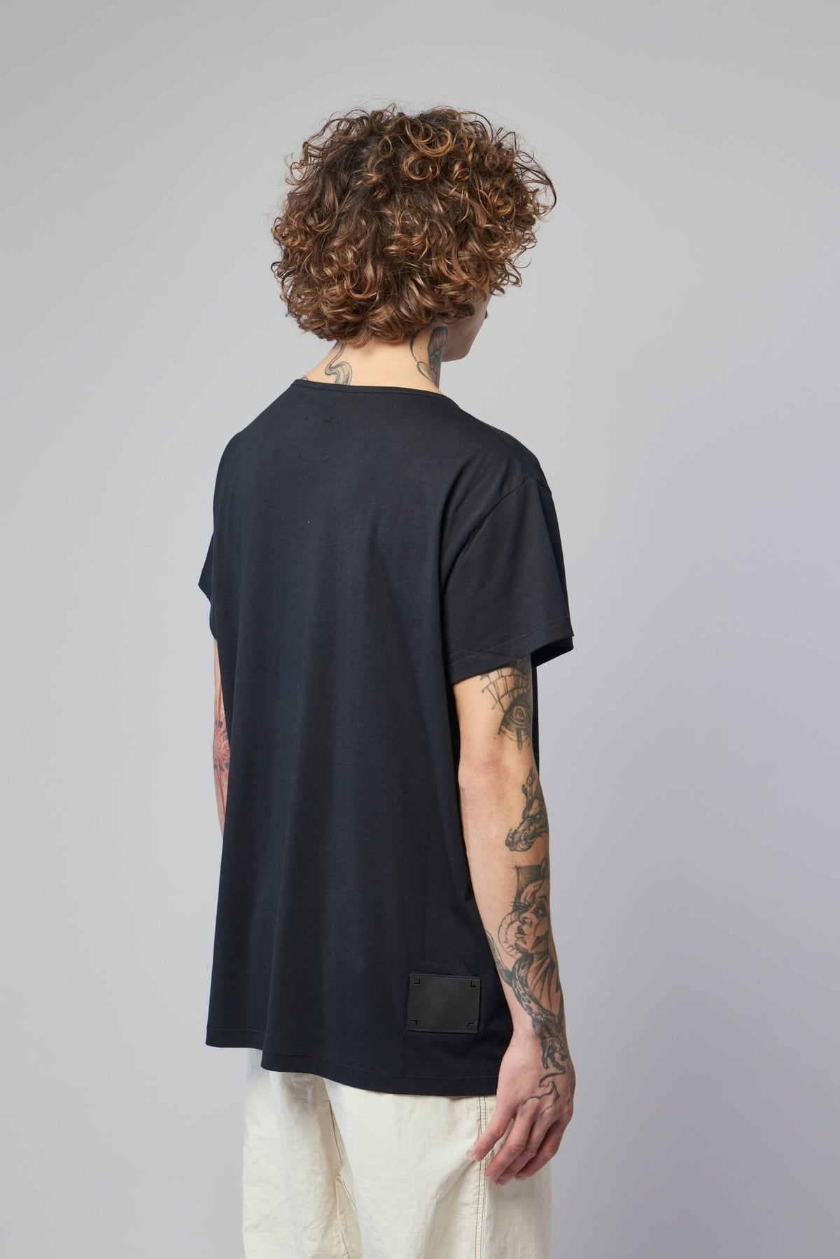 FREI-MUT Tara t-shirt styled with casual bottoms for everyday wear, view 5