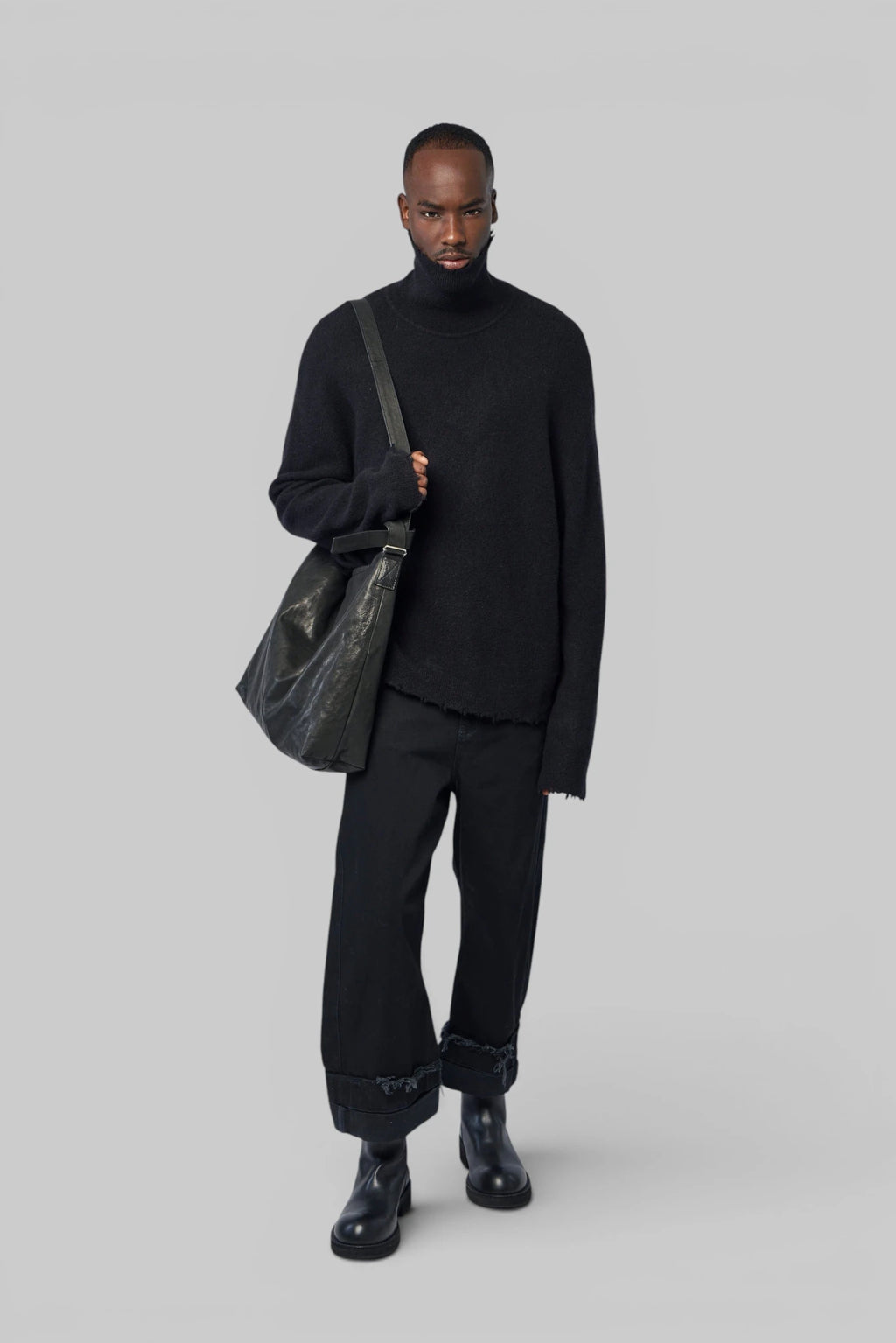 FREI-MUT - Turtle Neck, Boxy Fit In Lamawool - LABELS
