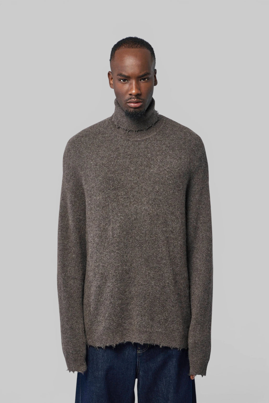 FREI-MUT - Turtle Neck, Boxy Fit In Lamawool - LABELS