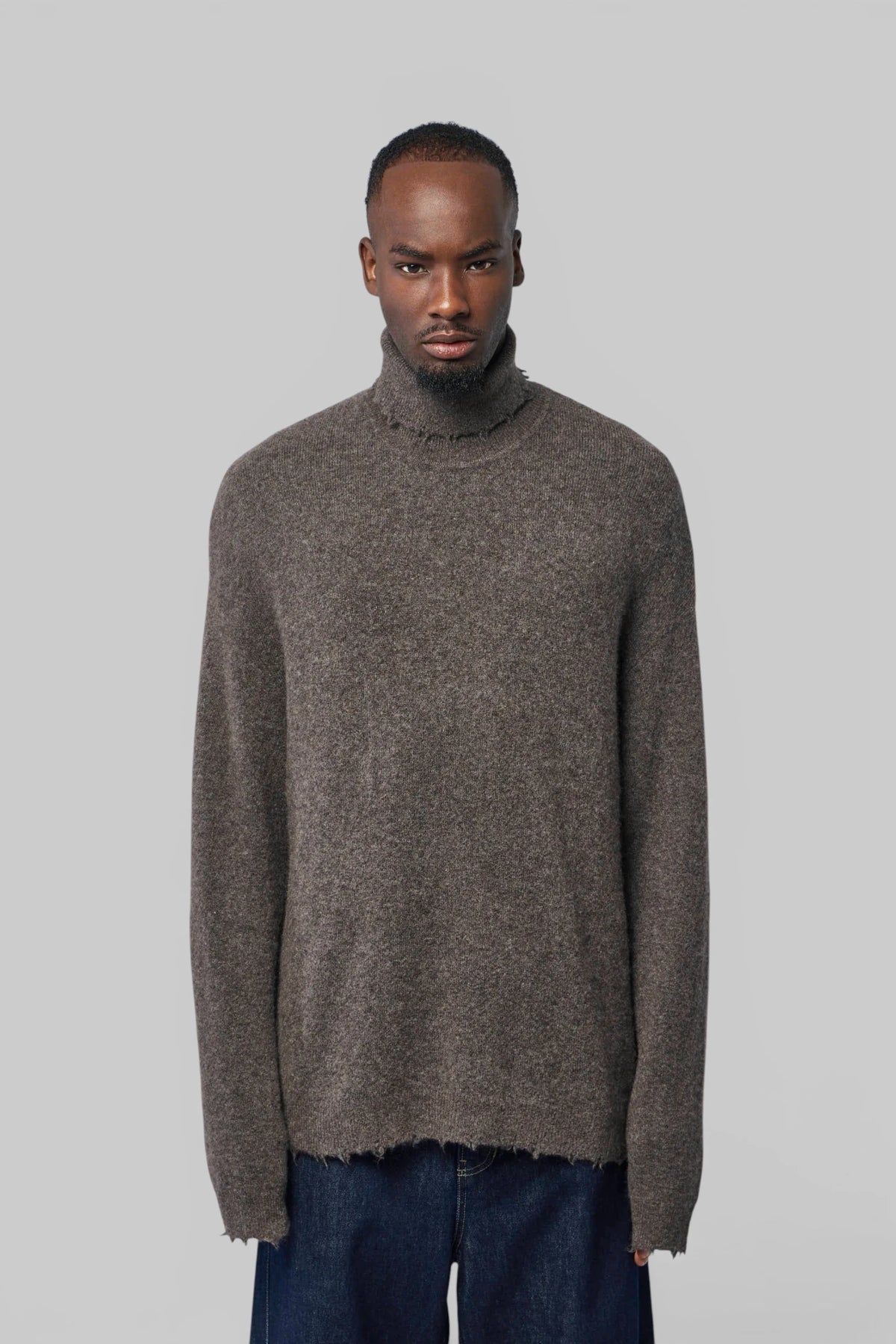 FREI-MUT - Turtle Neck, Boxy Fit In Lamawool - LABELS