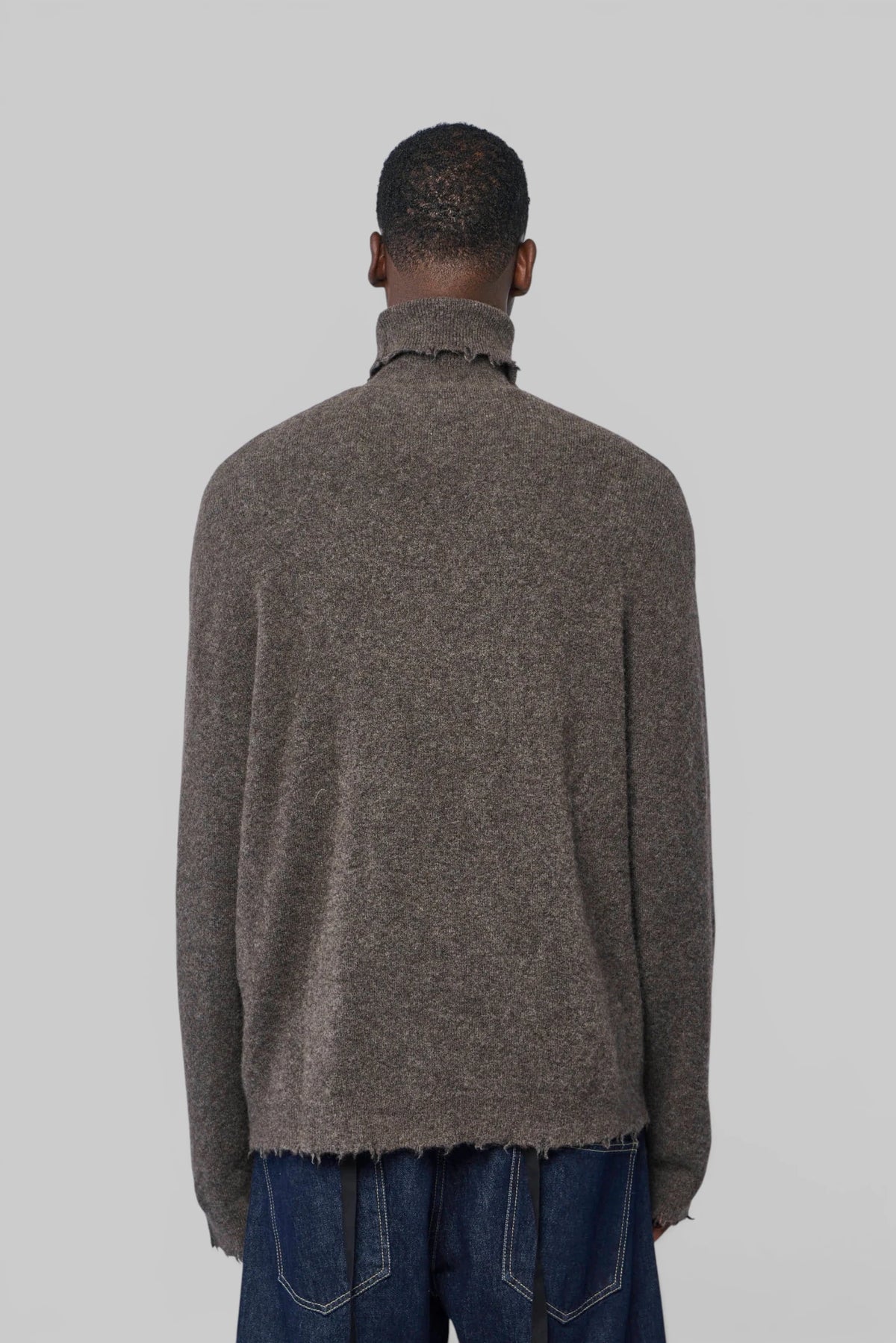 FREI-MUT - Turtle Neck, Boxy Fit In Lamawool - LABELS