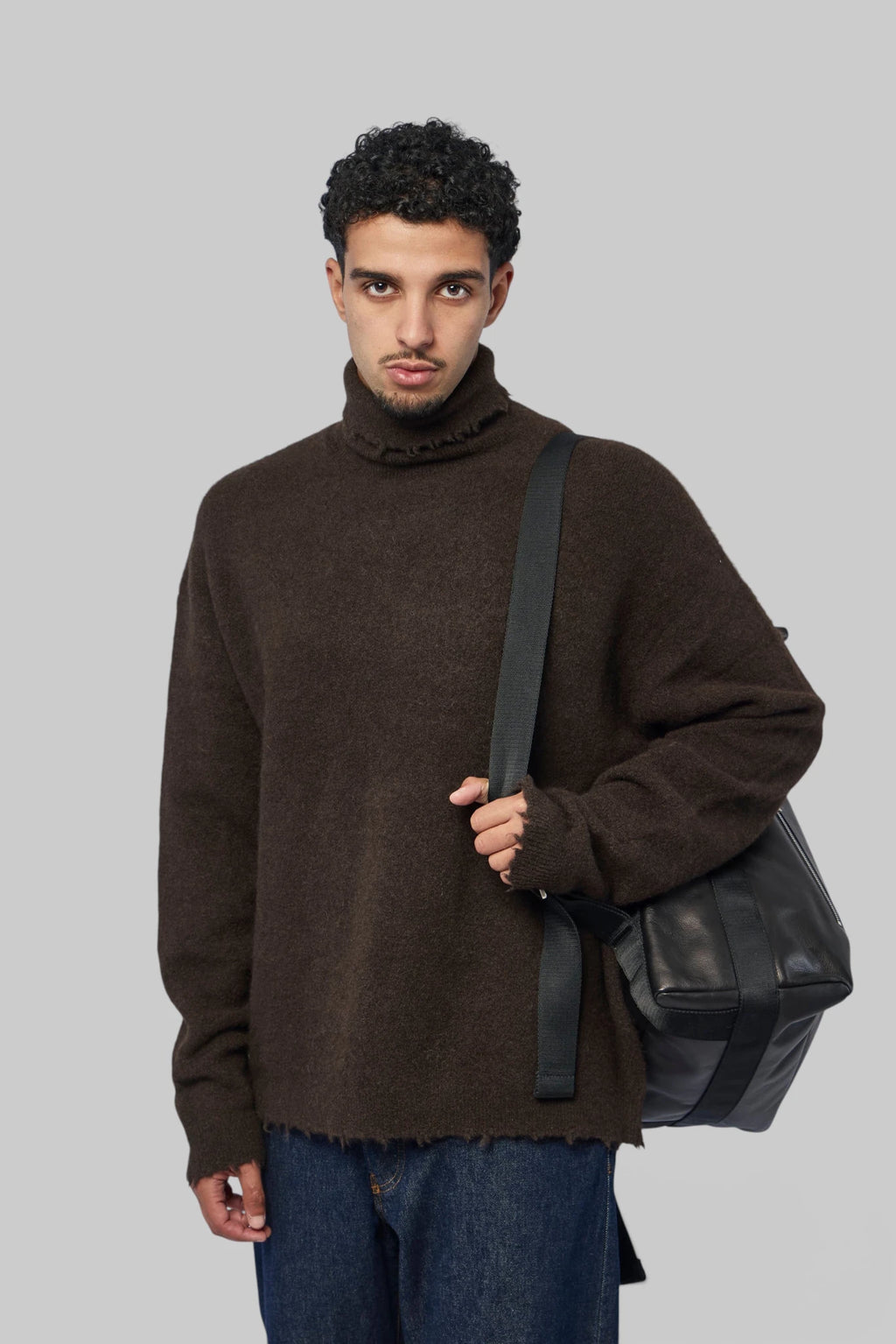 FREI-MUT - Turtle Neck Boxy fit in Yak - LABELS