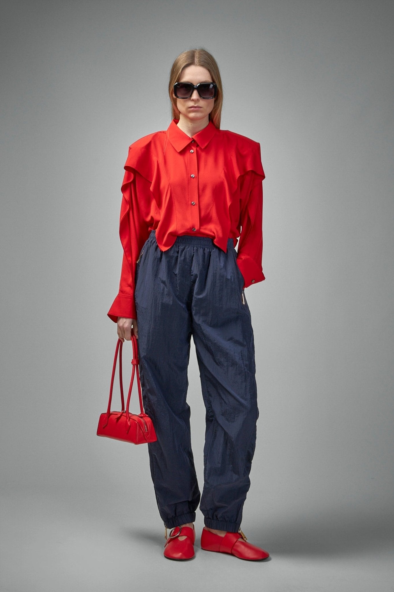 Frenken - Banner Crepe Georgette Silk Shirt - LABELS