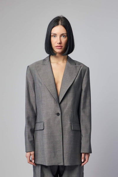 Case Waisted with Slit Jacket